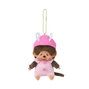 Monchhichi Large Face SS Butterfly Keychain