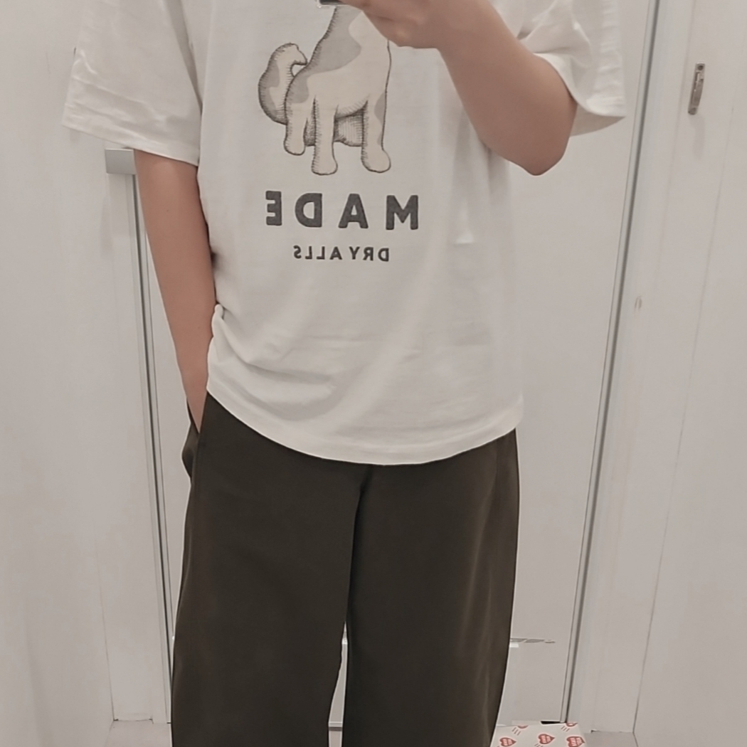 Human Made x Kaws Graphic T-Shirt White - Seoul Store Exclusive 착용 스타일