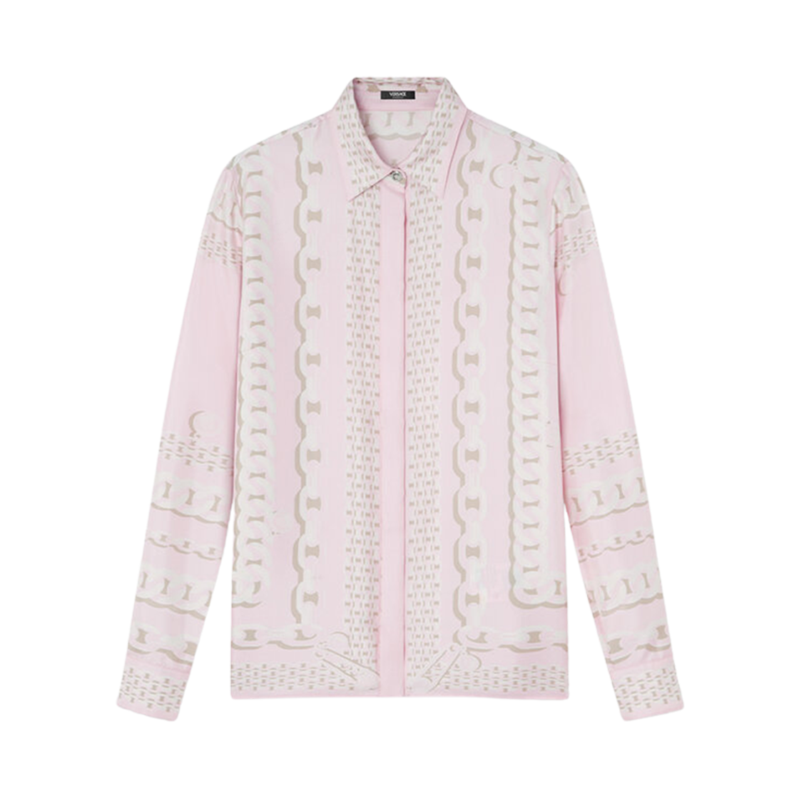 1001360-1A13638-5PC60 (W) Versace Treasure Silk Shirt Pink Print