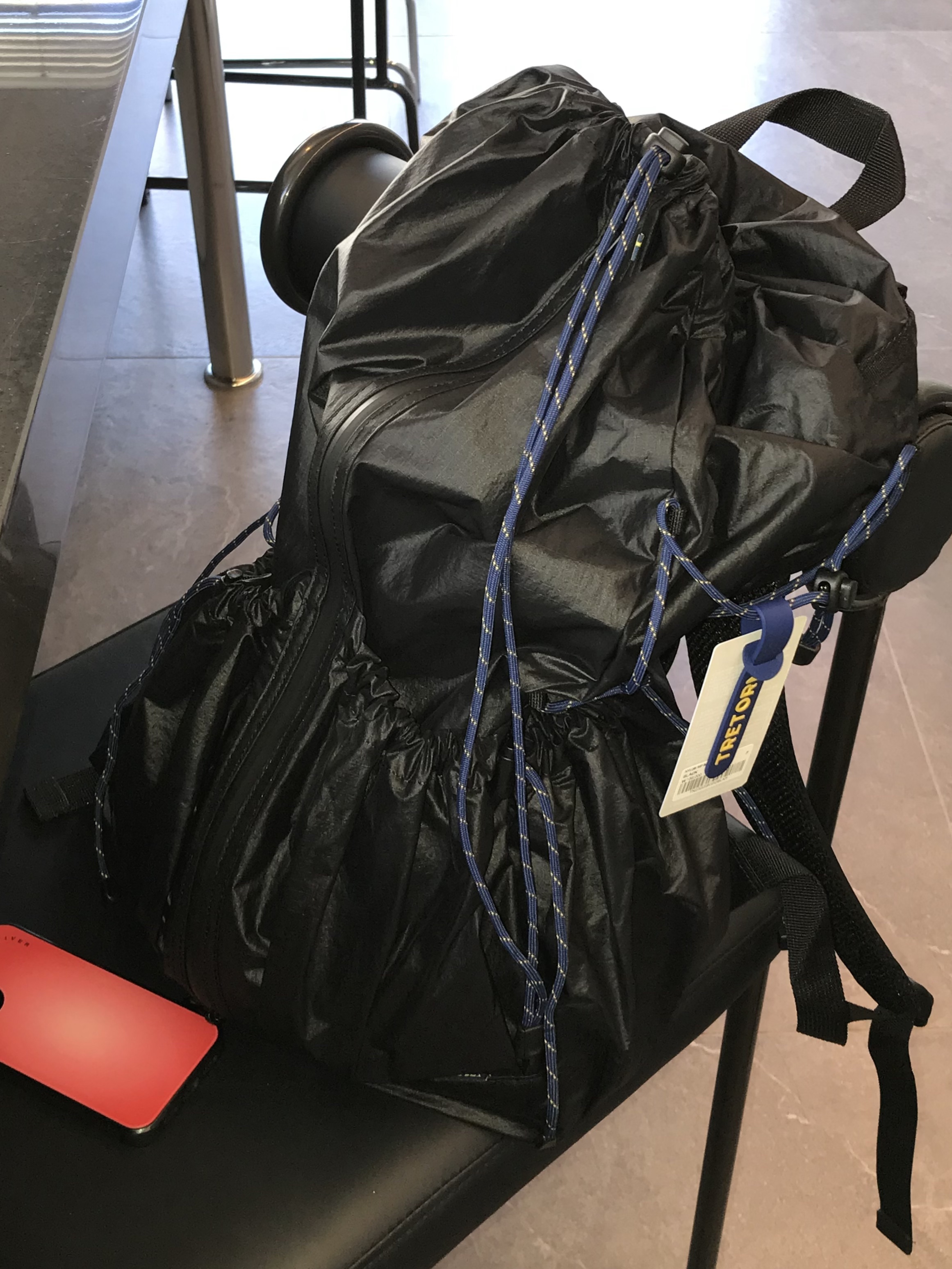 Tretorn Nylon Rip Backpack Black 착용 스타일 - 8