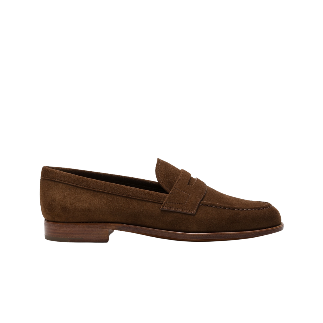 (W) 처치스 헤스월 스웨이드 로퍼 번트((W) Church's Heswall Suede Loafer Burnt)