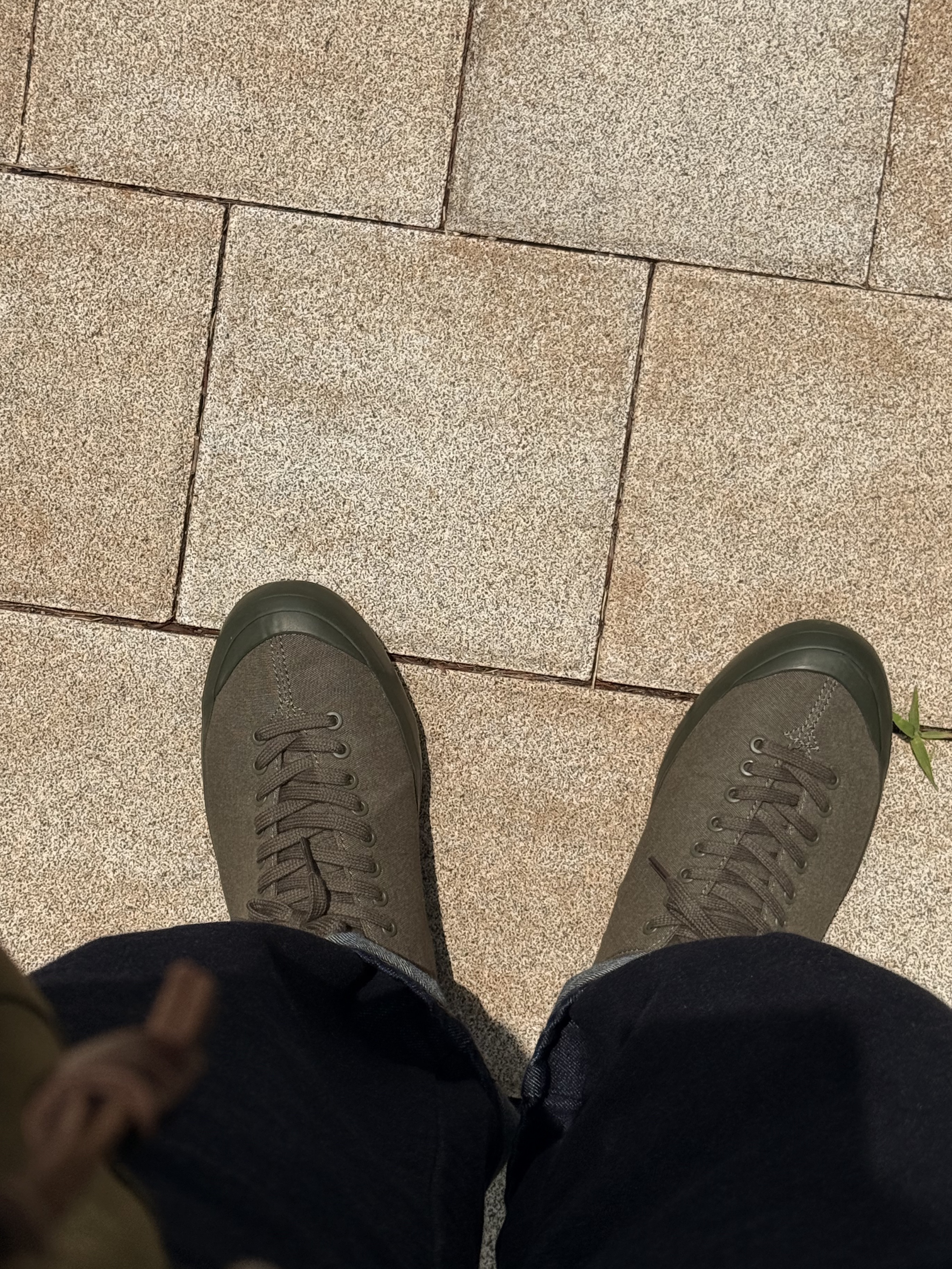 Tretorn Lund Deck Shoes Olive 착용 스타일 - 3