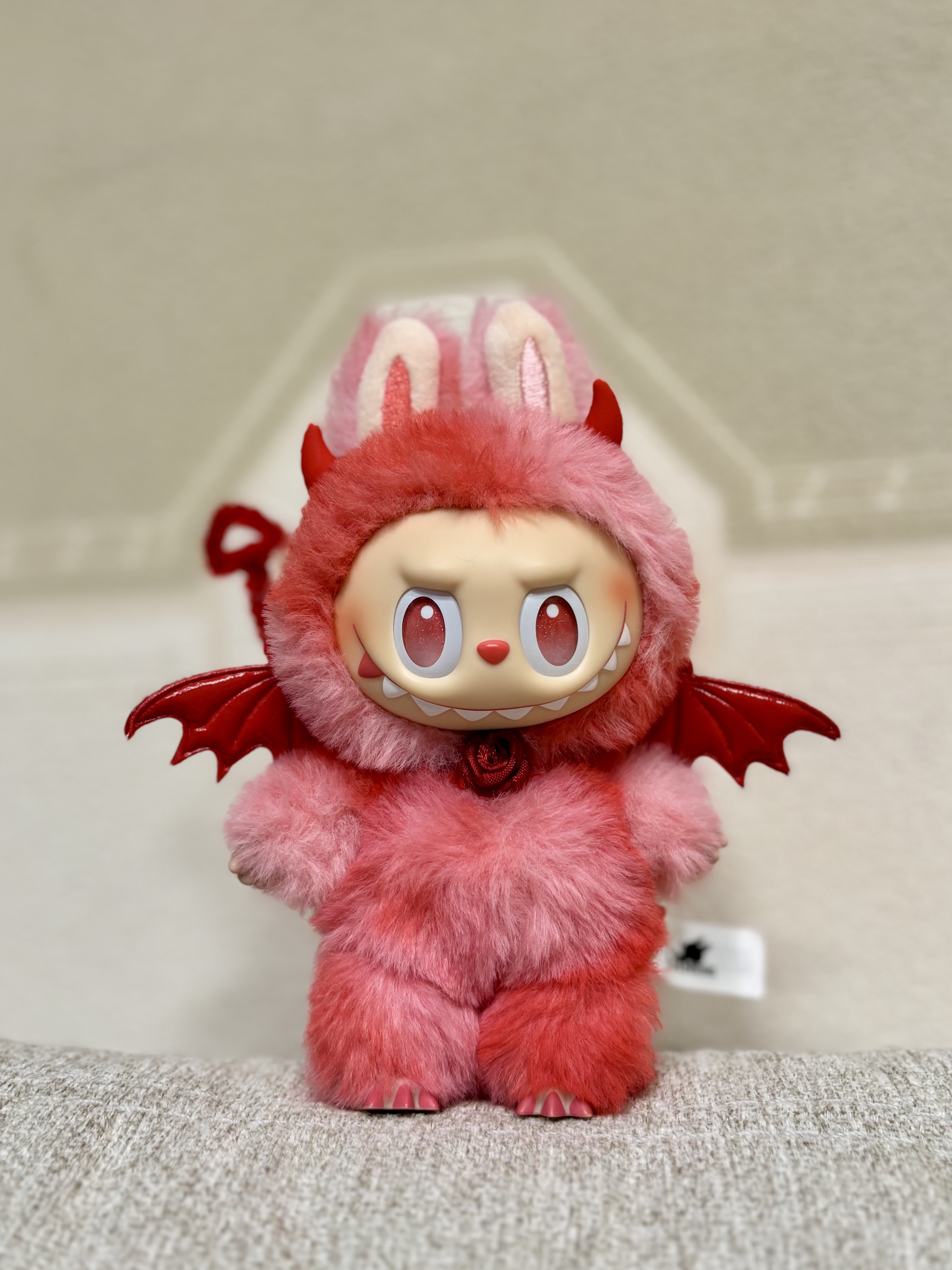 Pop Mart Labubu The Monsters Highlight Series Love Keyring (Opened Case) 착용 스타일 - 2