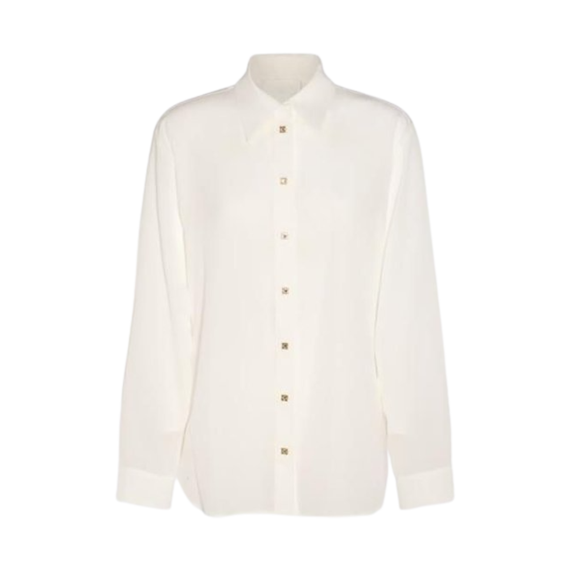 BW615L14M8-130 (W) Givenchy Silk Shirt Off White