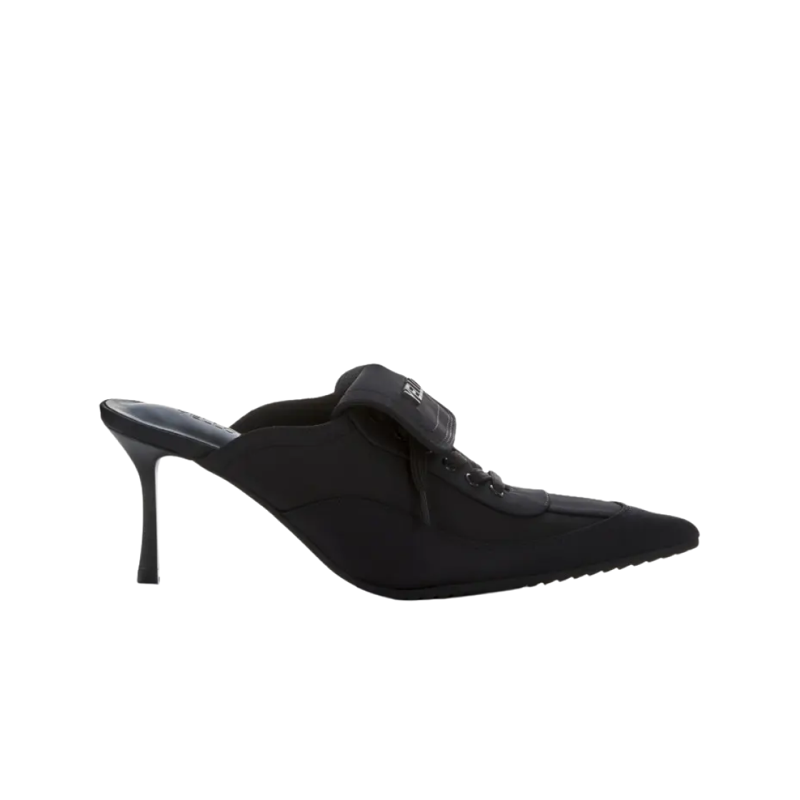 (W) 옐로 누아 스니커 뮬 블랙((W) Yello Noir Sneaker Mules Black)