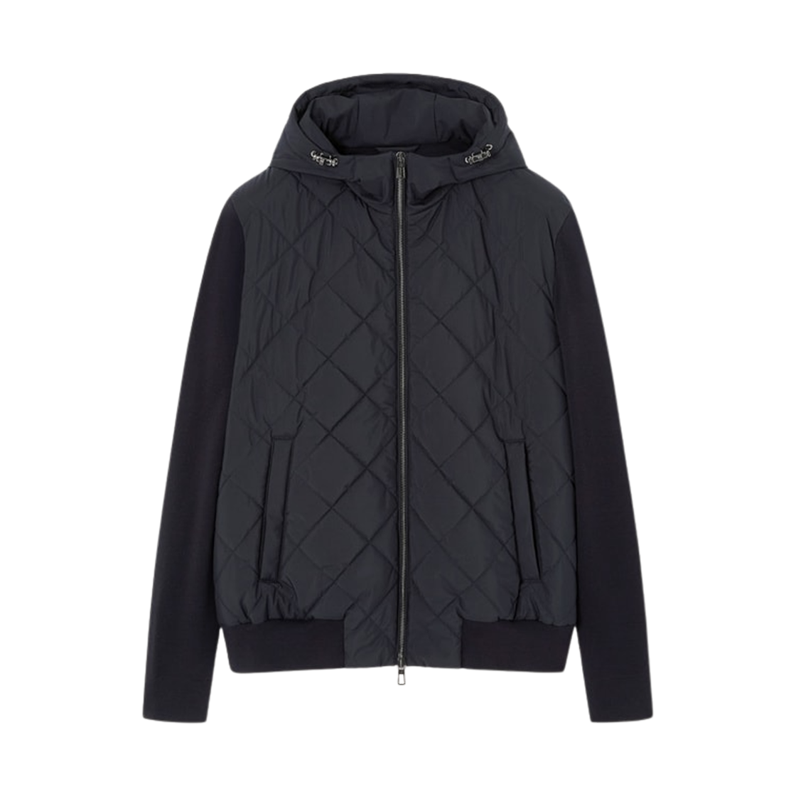 로로 피아나 암페이 봄버 자켓 네이비 블루(Loro Piana Ampay Bomber Jacket Navy Blue) - 1