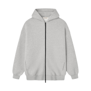 Fear of God Athletics Zip Up Hoodie Melange Grey