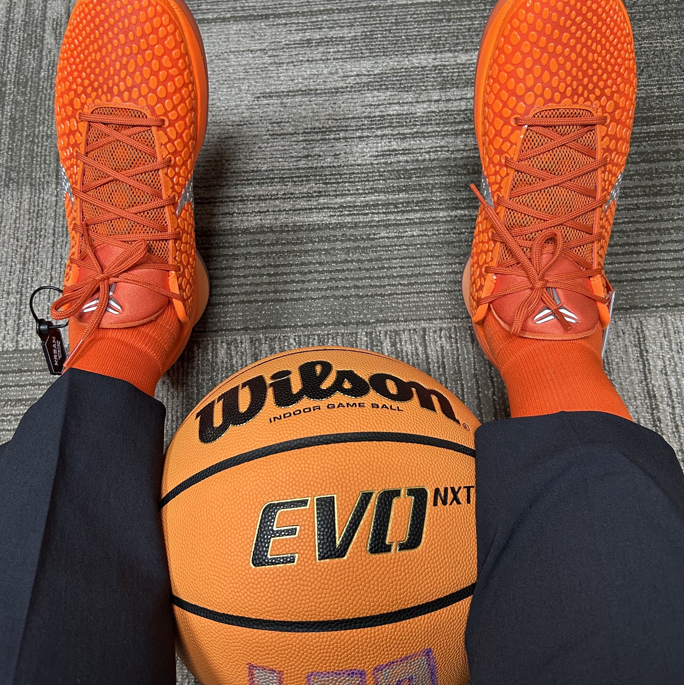 Nike Kobe 6 Protro Total Orange 착용 스타일 - 1