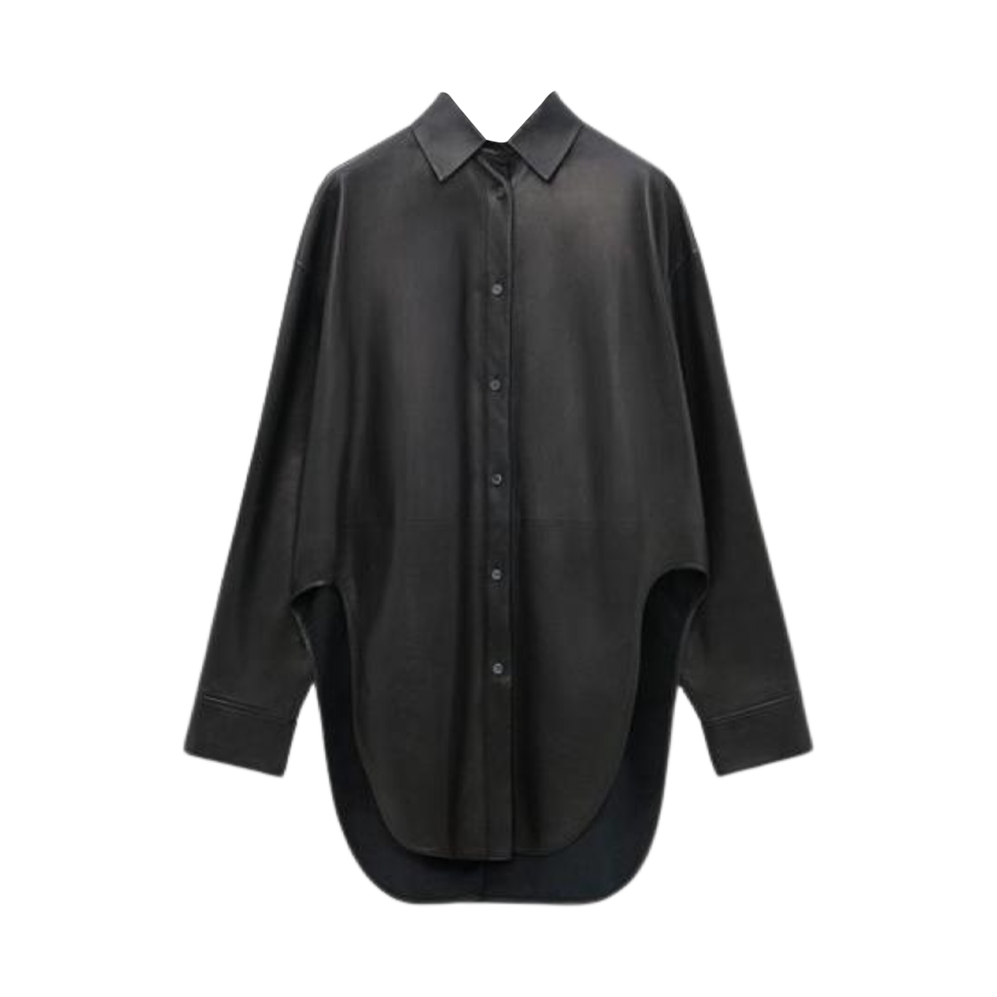 (W) 로에베 램스킨 나파 셔츠 블랙((W) Loewe Lambskin Nappa Shirt Black)