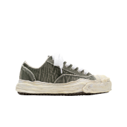 Maison Mihara Yasuhiro Hank OG Sole Bleach Wash Denim Canvas Low-top Sneakers Gray