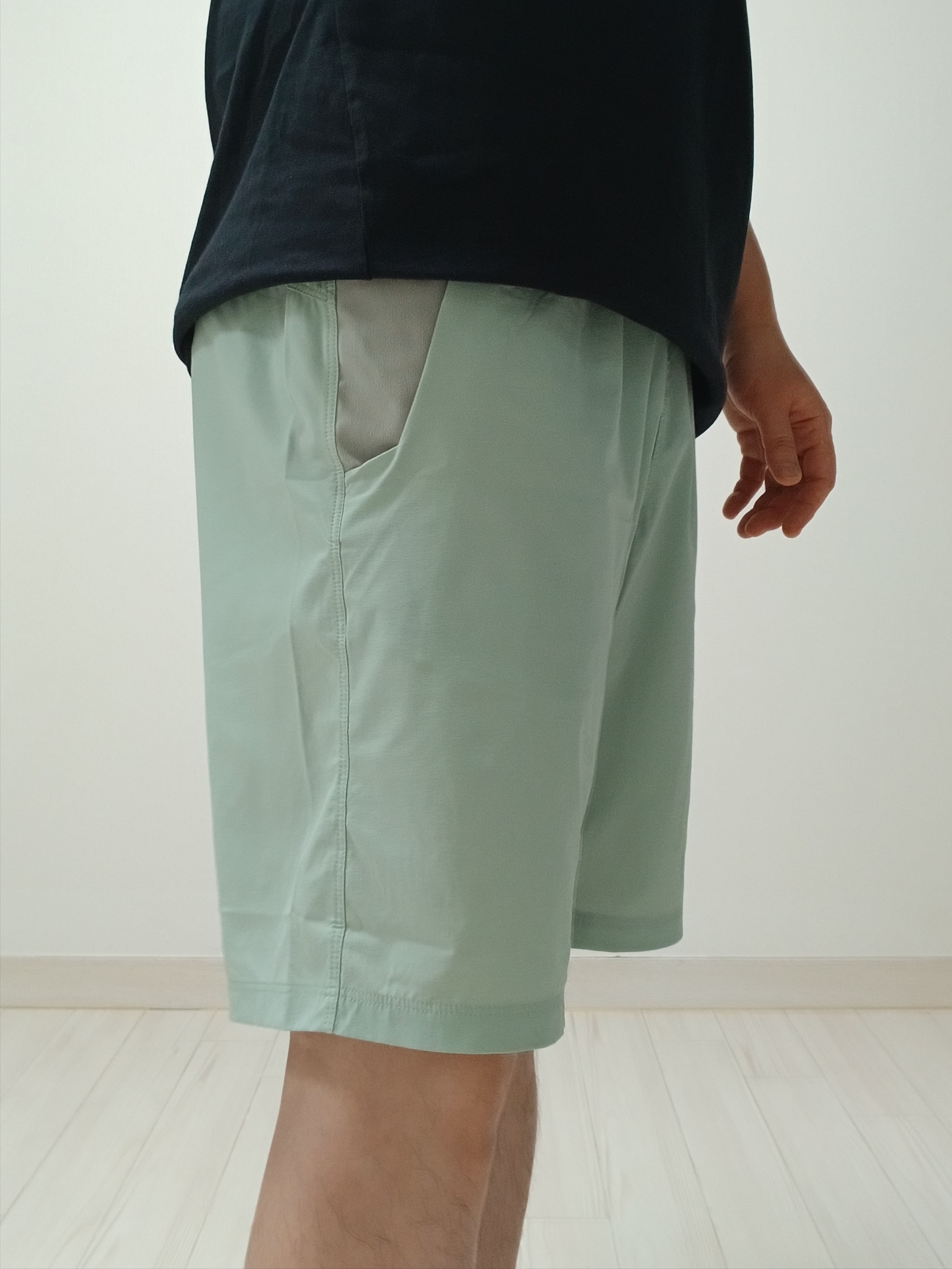 Arc'teryx Kragg SL Cotton SS T-Shirt Black, Arc'teryx Incendo Shorts 9 Inch Black 착용 스타일 - 5