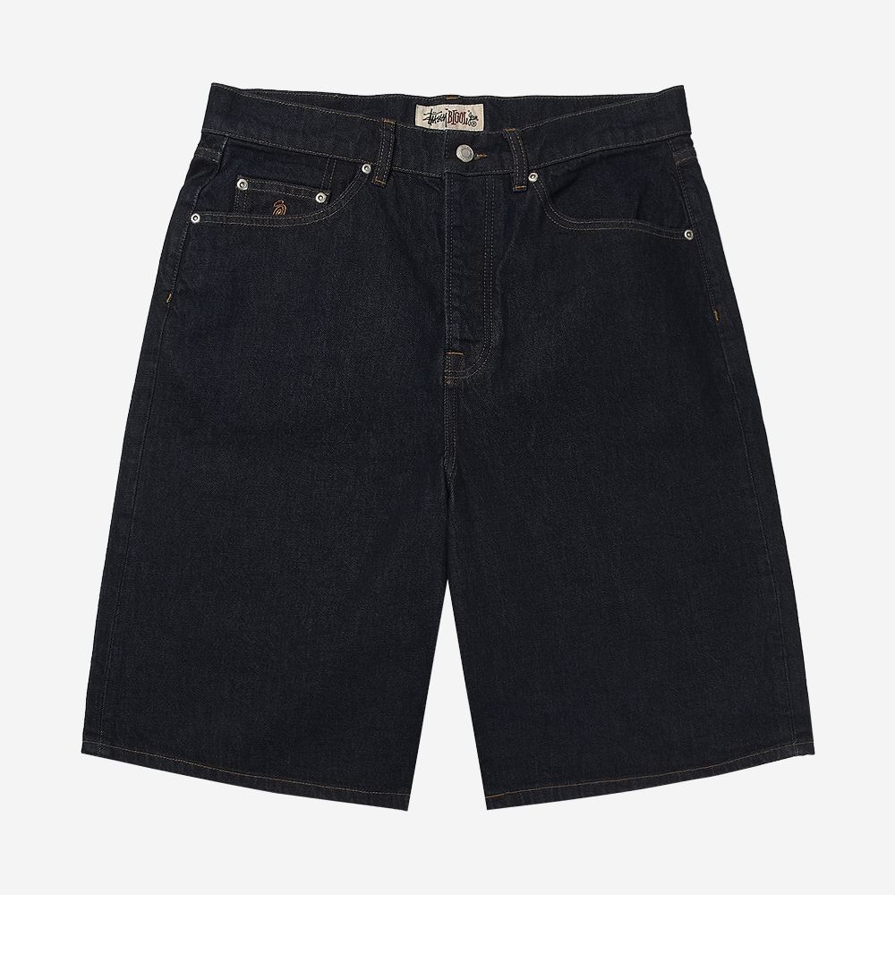 Stussy Big Ol' Short Denim⭐︎34⭐︎indigo未洗濯 Stussy Big Ol