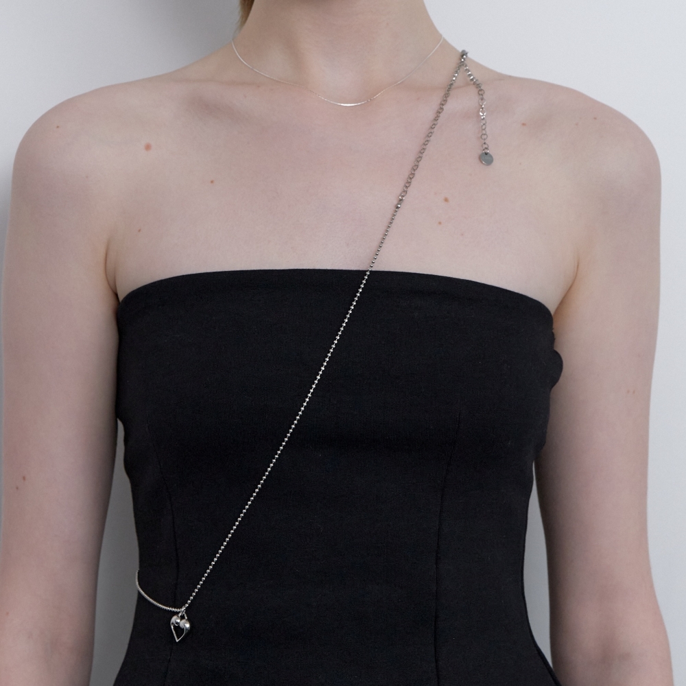 러브미몬스터 몬트 컷 볼 체인 벨트 실버(lovememonster Mont Cut Ball Chain Belt Silver) - 3