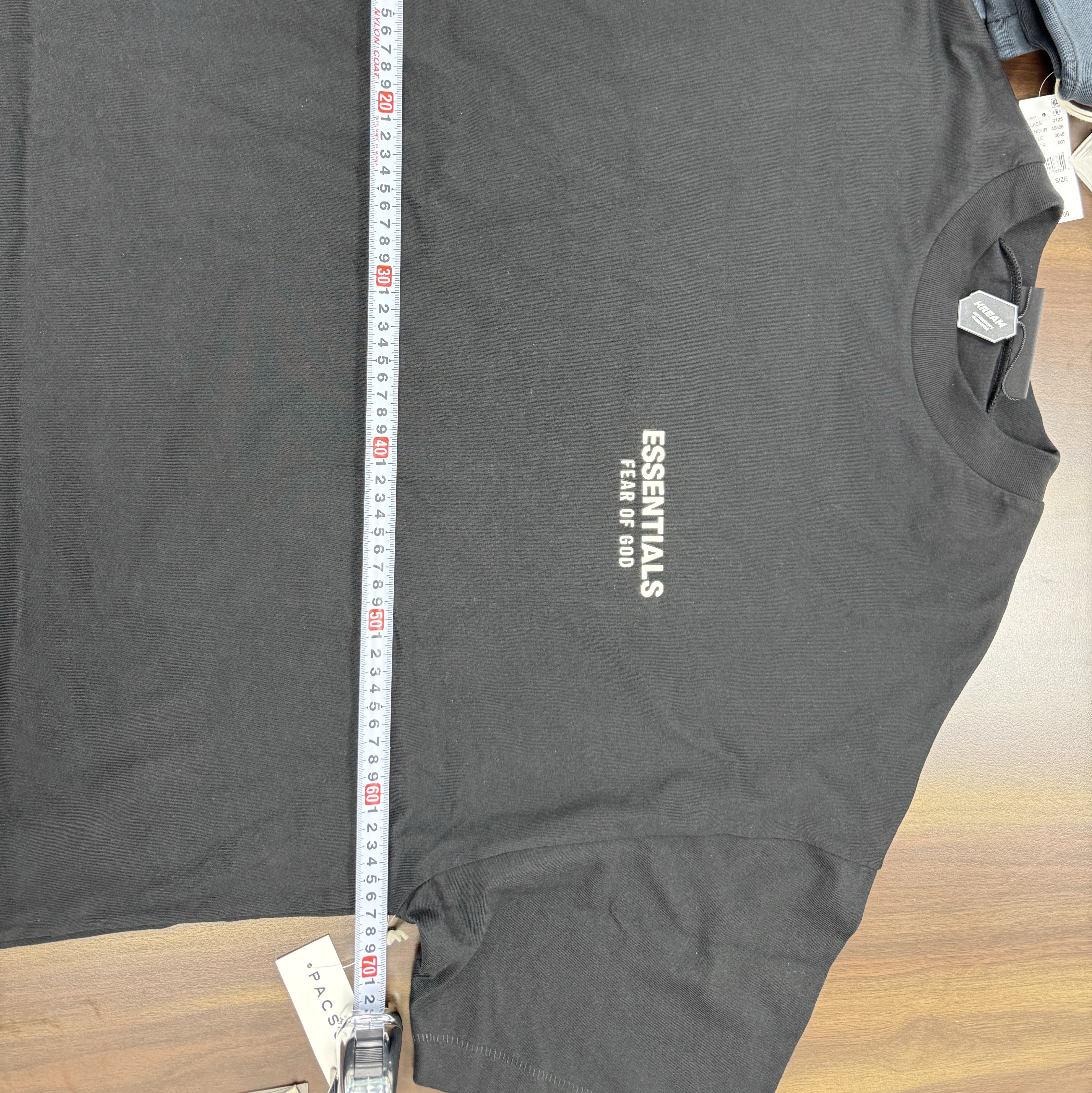 Essentials Jersey Crewneck T-Shirt Black - 24FW 착용 스타일 - 2