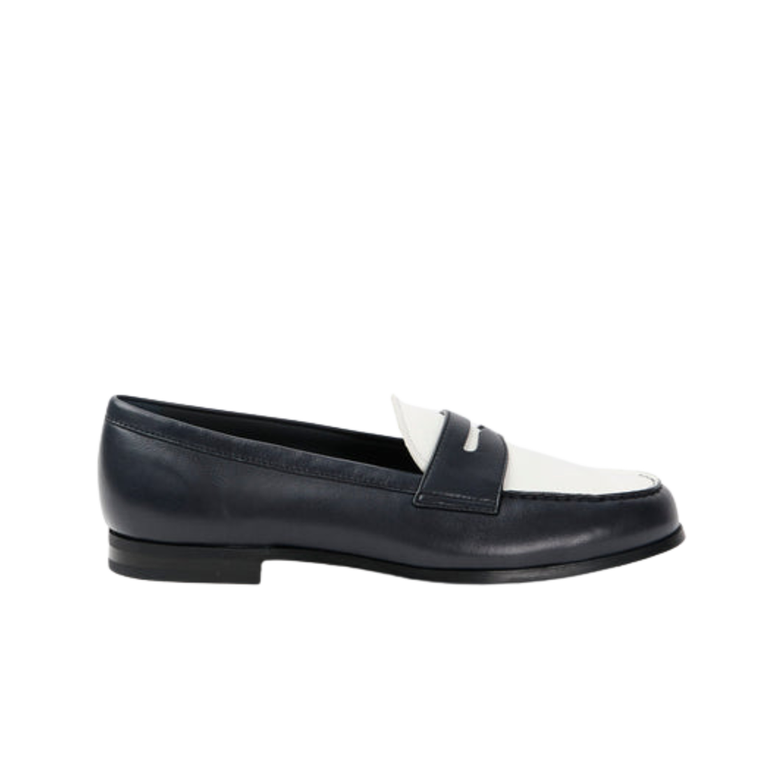 (W) 처치스 나탈리 로퍼 네이비 아이보리((W) Church's Natalie Loafer Navy Ivory)
