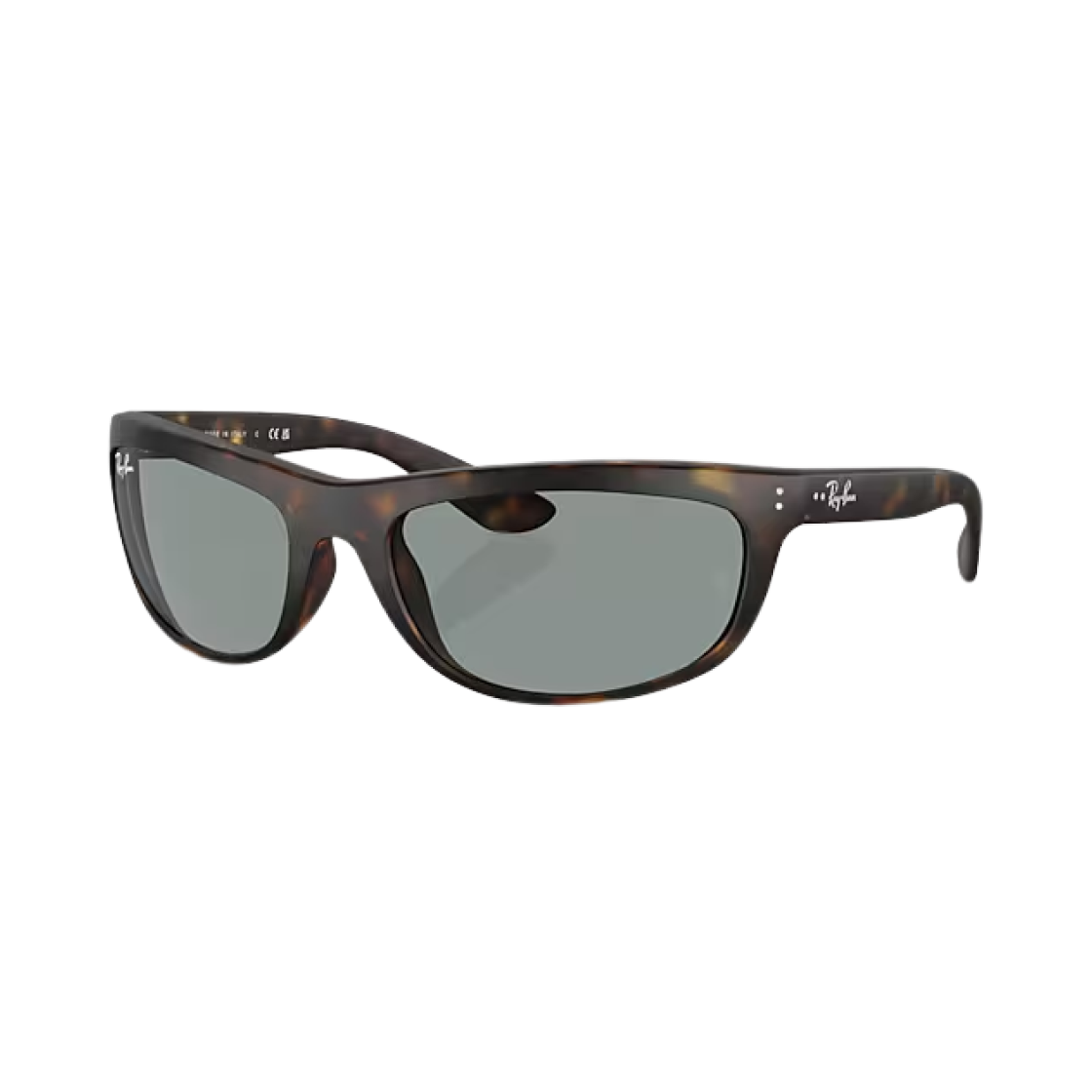 레이밴 발로라마 매트 하바나 프레임 블루 렌즈 하이 브릿지 핏(Ray-Ban Balorama Matte Havana Frame Blue Lense High Bridge Fit) - 1