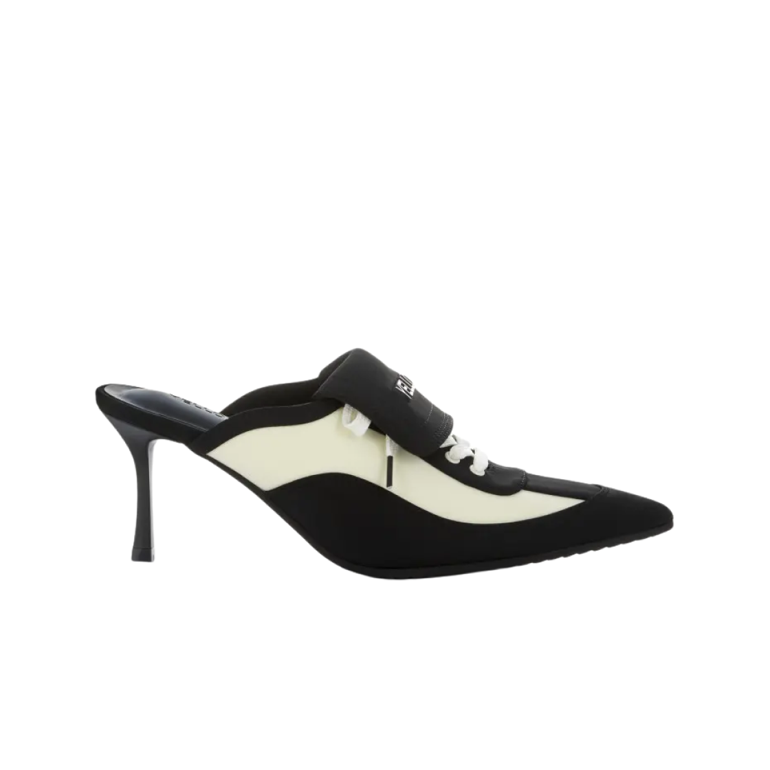 YE-25S1-ML09 (W) Yello Orca Sneaker Mules White Black