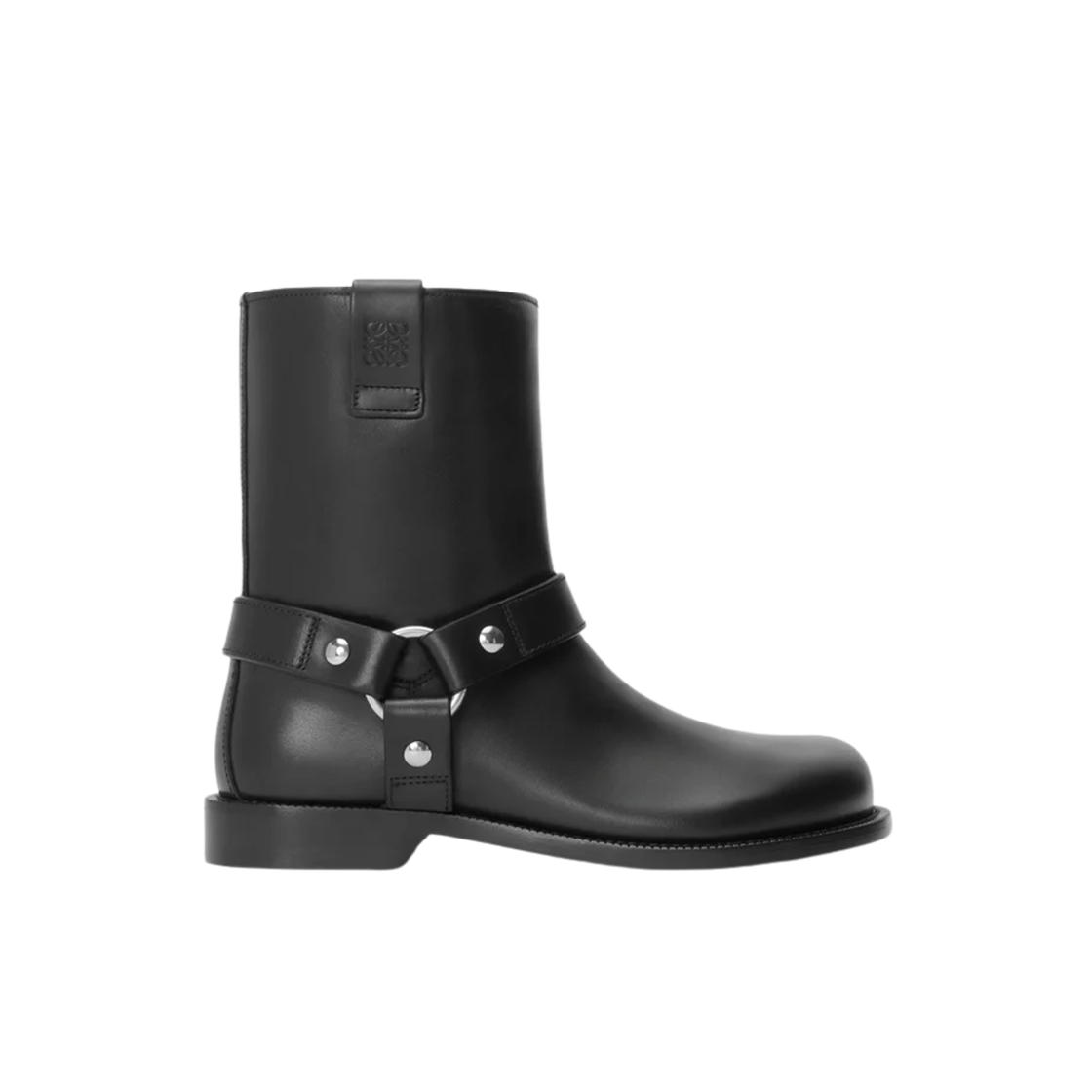 (W) 로에베 카프스킨 캄포 첼시 부츠 블랙((W) Loewe Campo Chelsea Boots in Calfskin Black) - 1