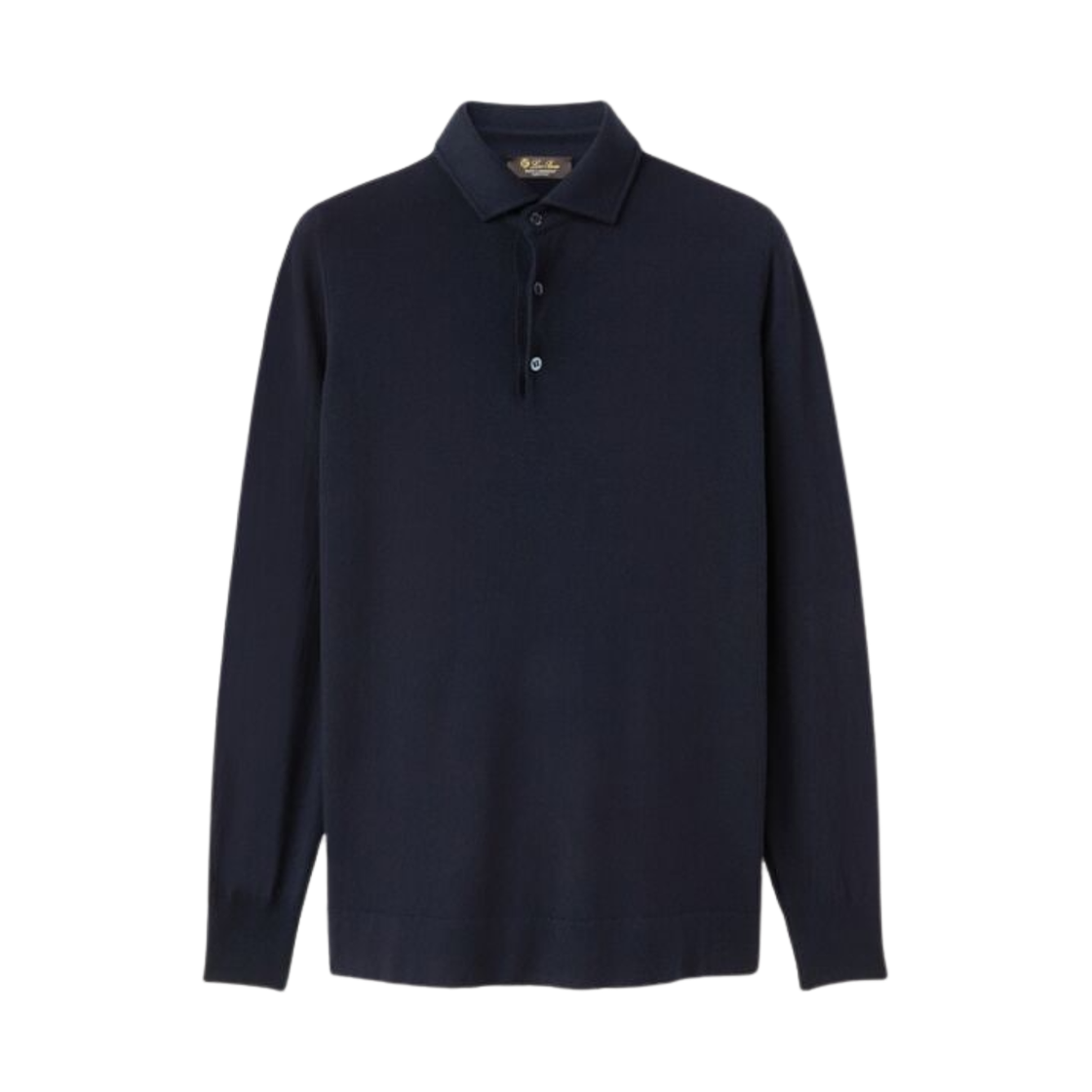 FAF8291-W000 Loro Piana Baby Cashmere Polo Blue Navy