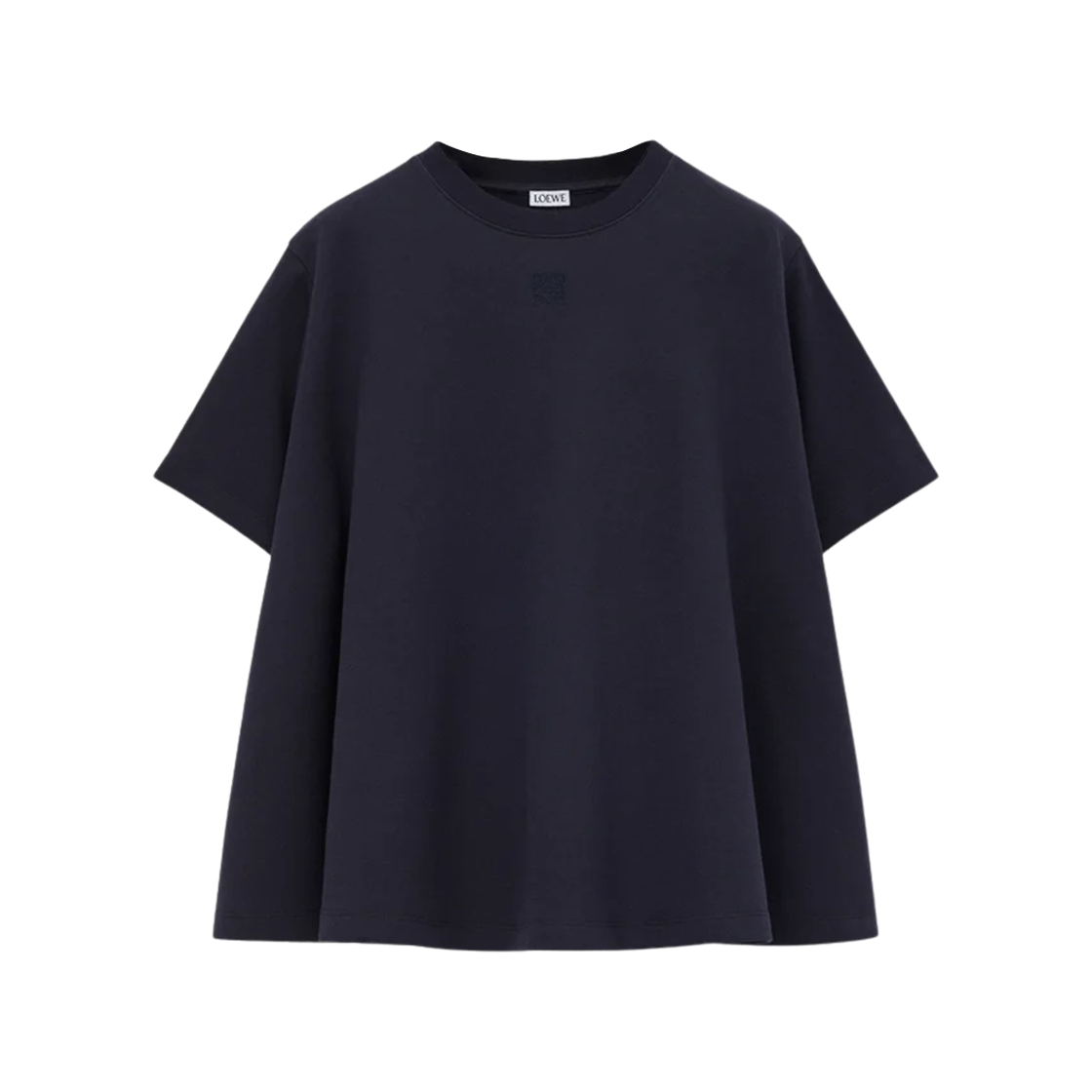 S540Y22X71-5190 (W) Loewe Cotton Trapeze Top Dark Navy Blue