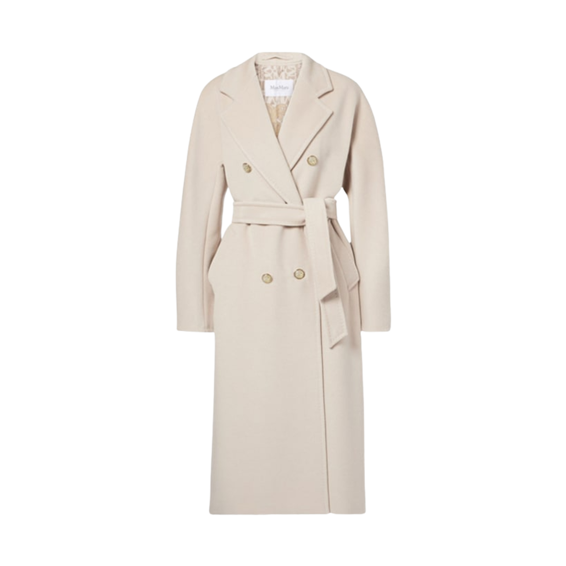 TICINO-012 (W) Max Mara Ticino Wool Coat Light Beige