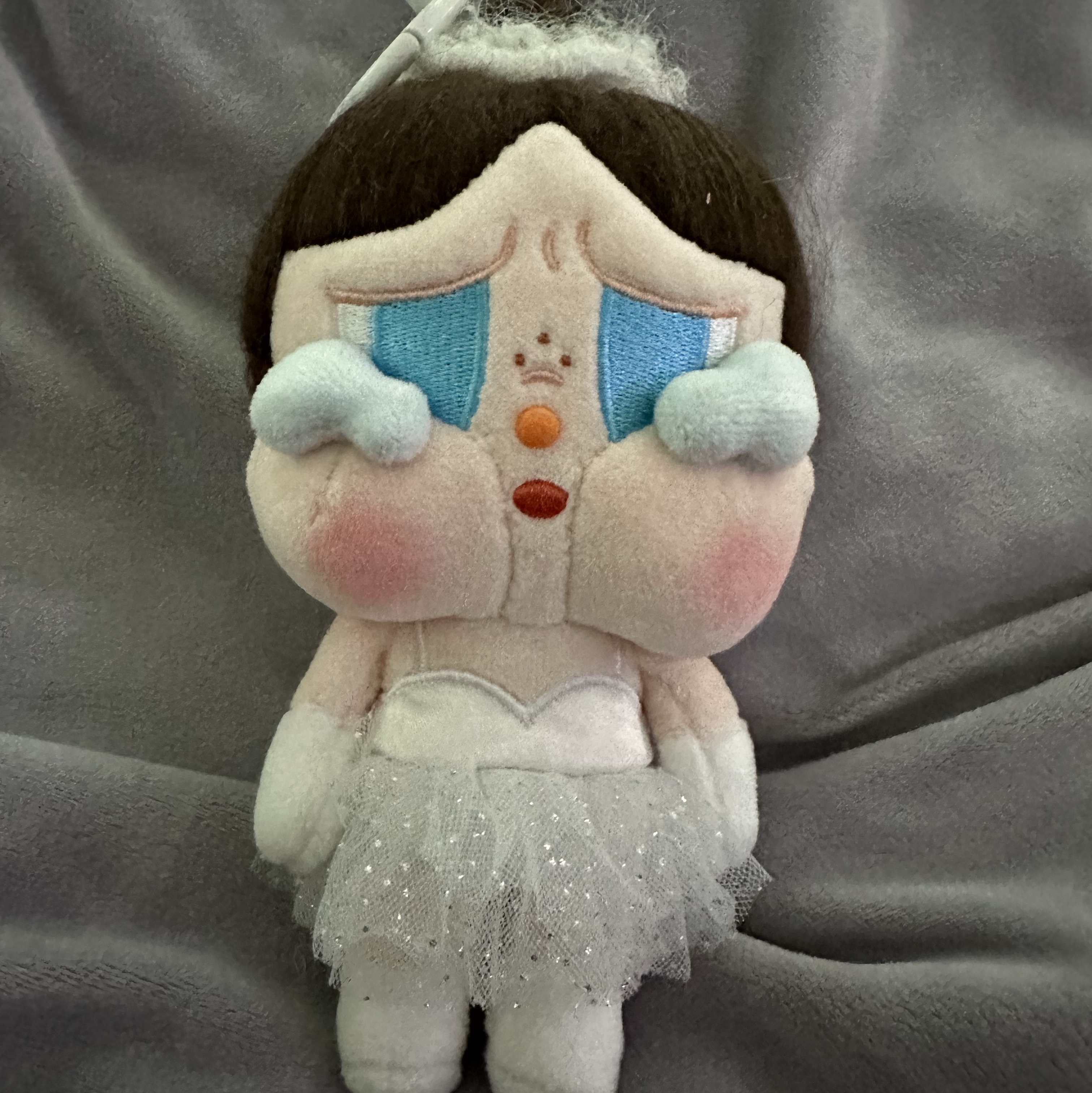 Pop Mart Crybaby Shiny Shiny Series Plush Pedant Blister Pack 착용 스타일 - 2