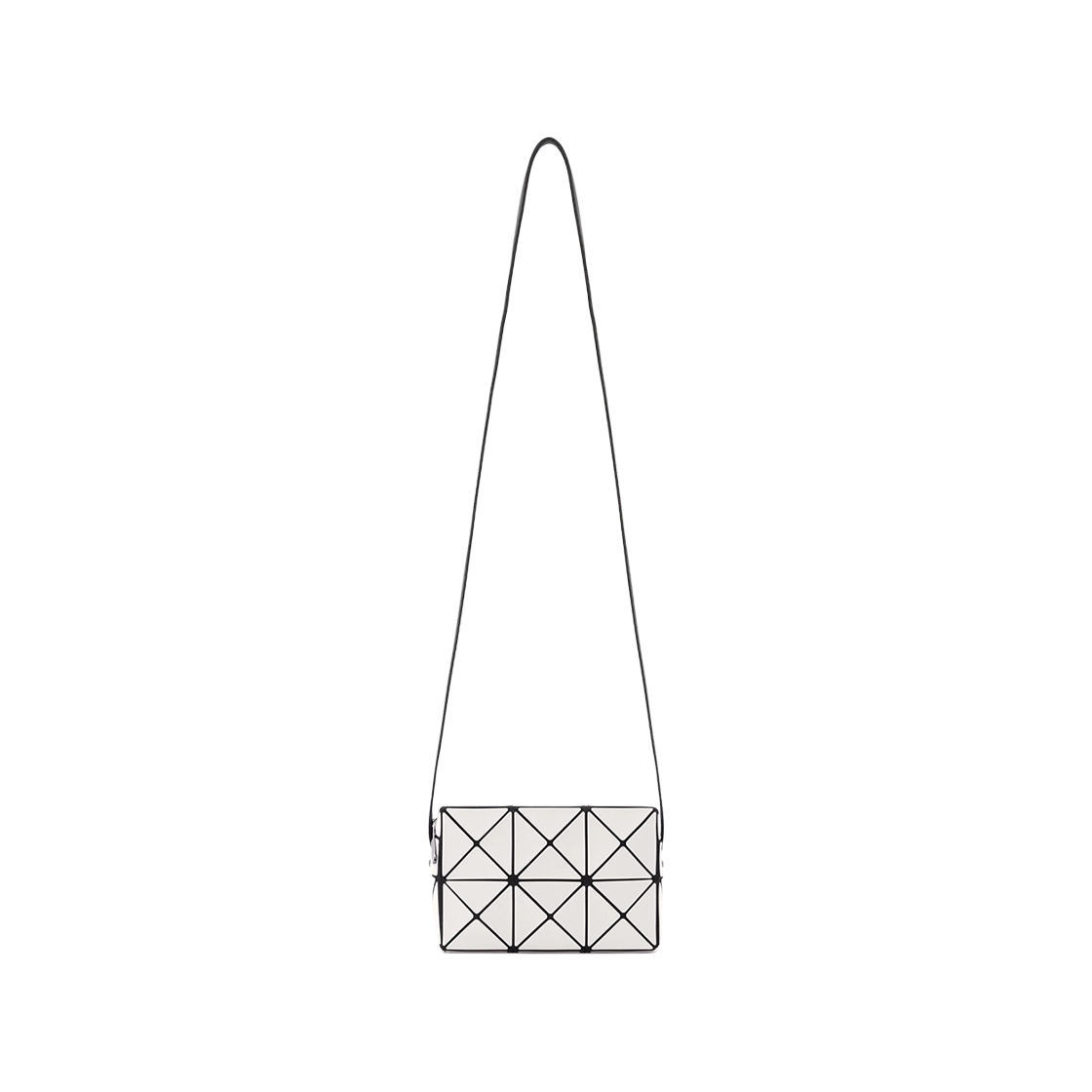 BB58-AG661-03 Bao Bao Issey Miyake Cuboid Shoulder Bag Off White