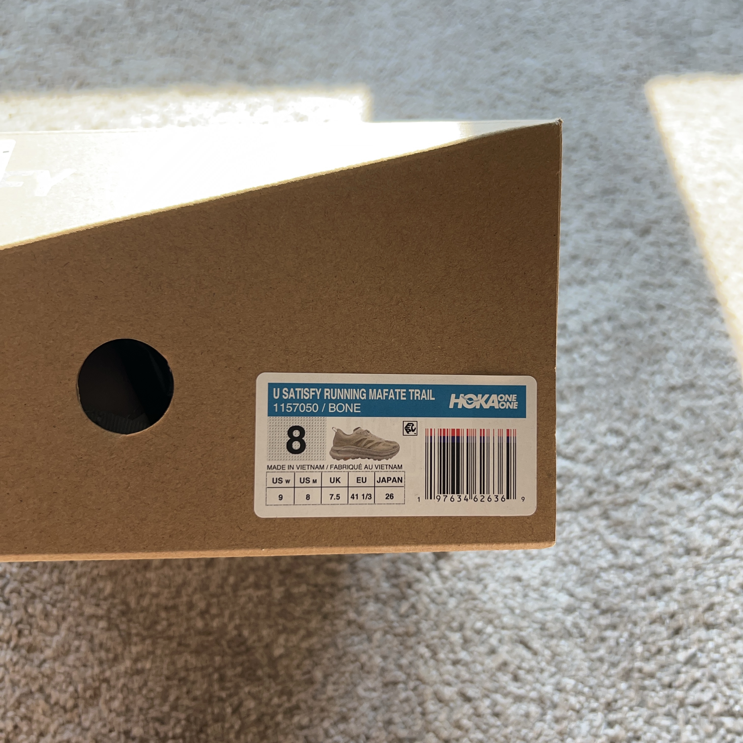 Hoka x Satisfy Mafate Speed 4 Lite Bone 착용 스타일 - 4
