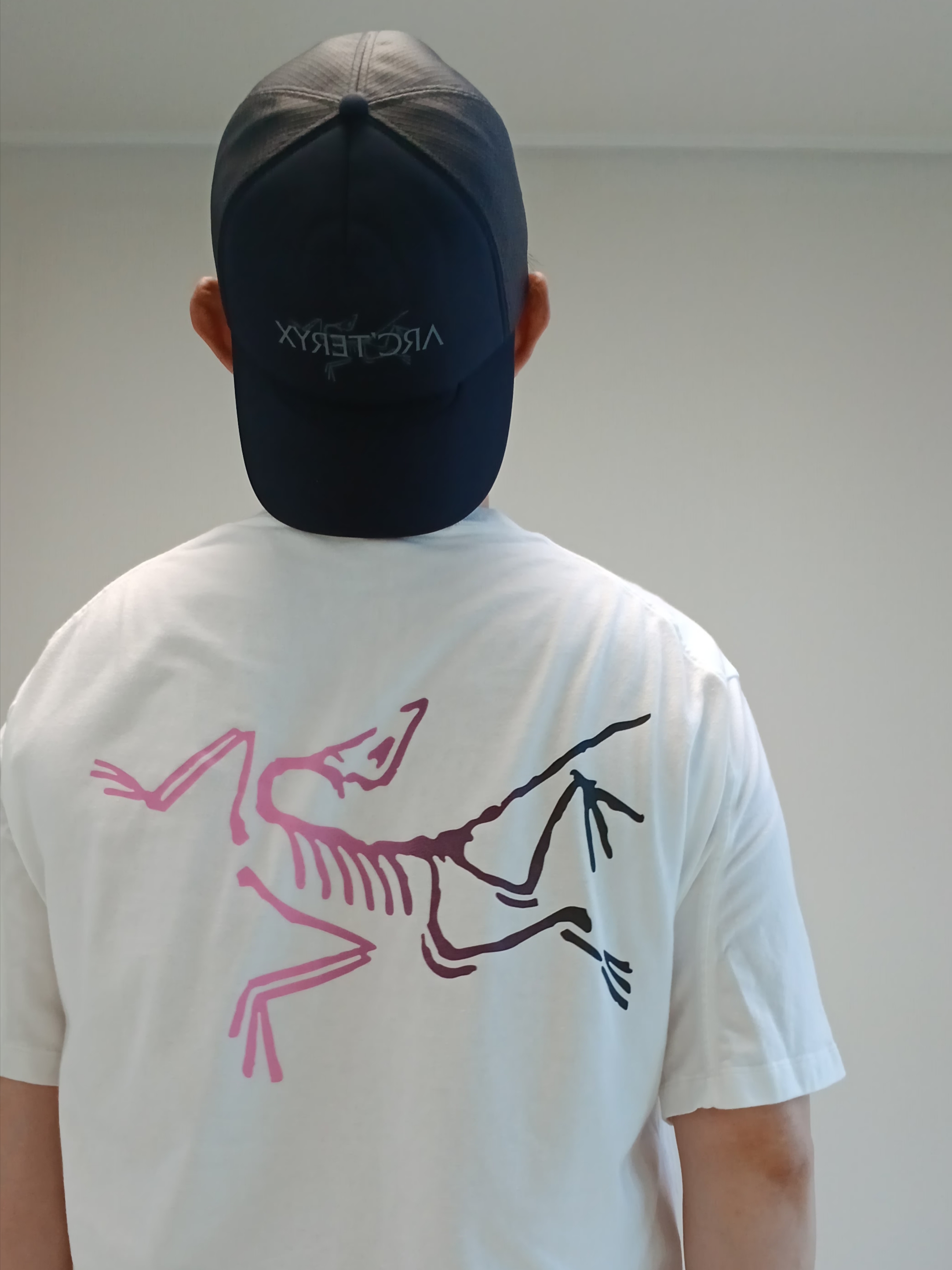 Arc'teryx Kragg Cotton Logo SS T-Shirt White Light Soul, Arc'teryx Cronin Shorts 11 Inch Black 착용 스타일 - 7