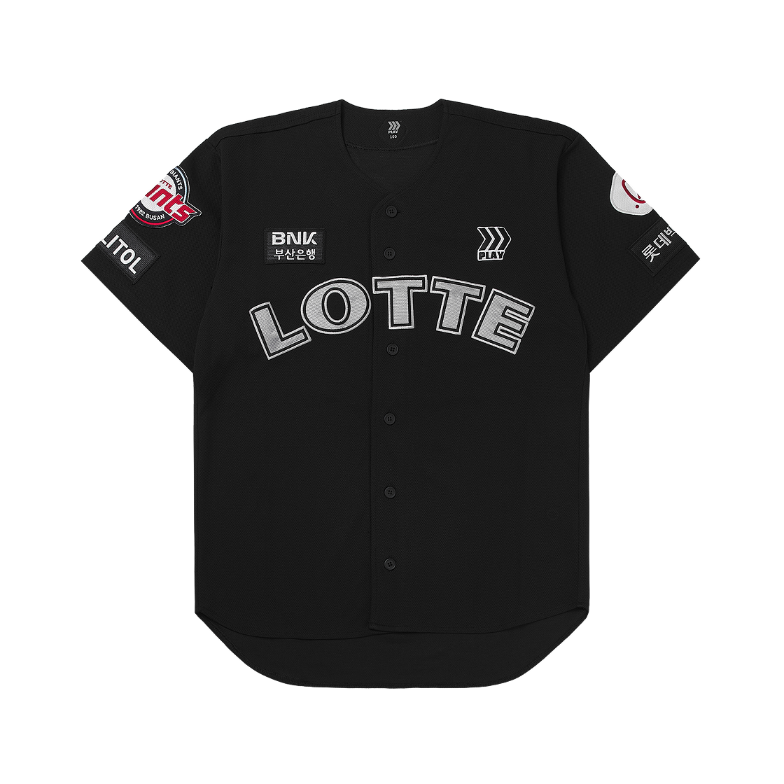 롯데 자이언츠 24 G 올드 프로페셔널 유니폼 블랙 (Non Marking Ver.)(Lotte Giants 24 G Old Professional Uniform Black (Non Marking Ver.))