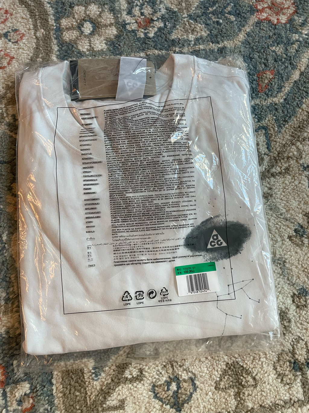 Nike ACG Dri-Fit T-Shirt Summit White - Asia 착용 스타일 - 2