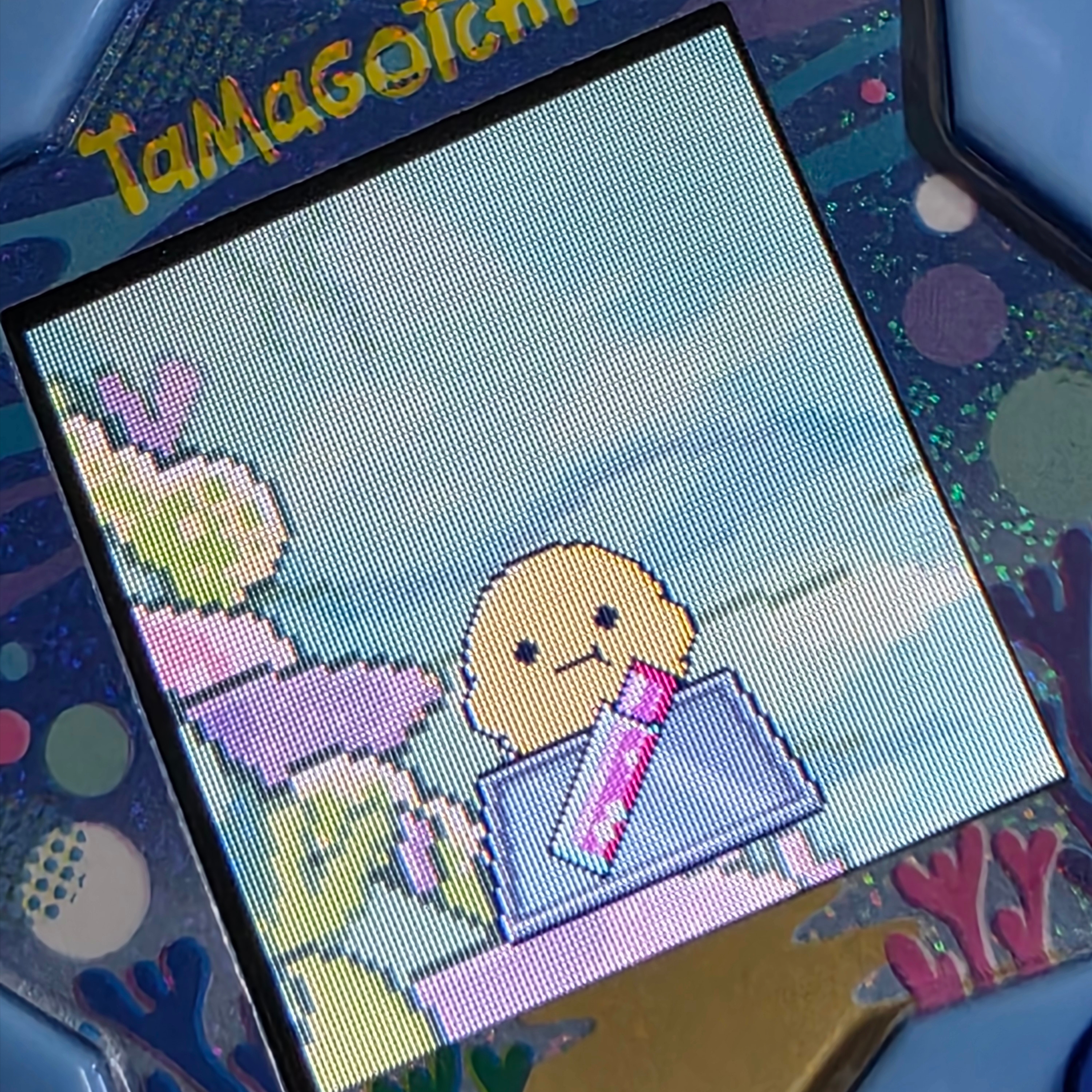 Tamagotchi Paradise Blue Water 착용 스타일 - 2