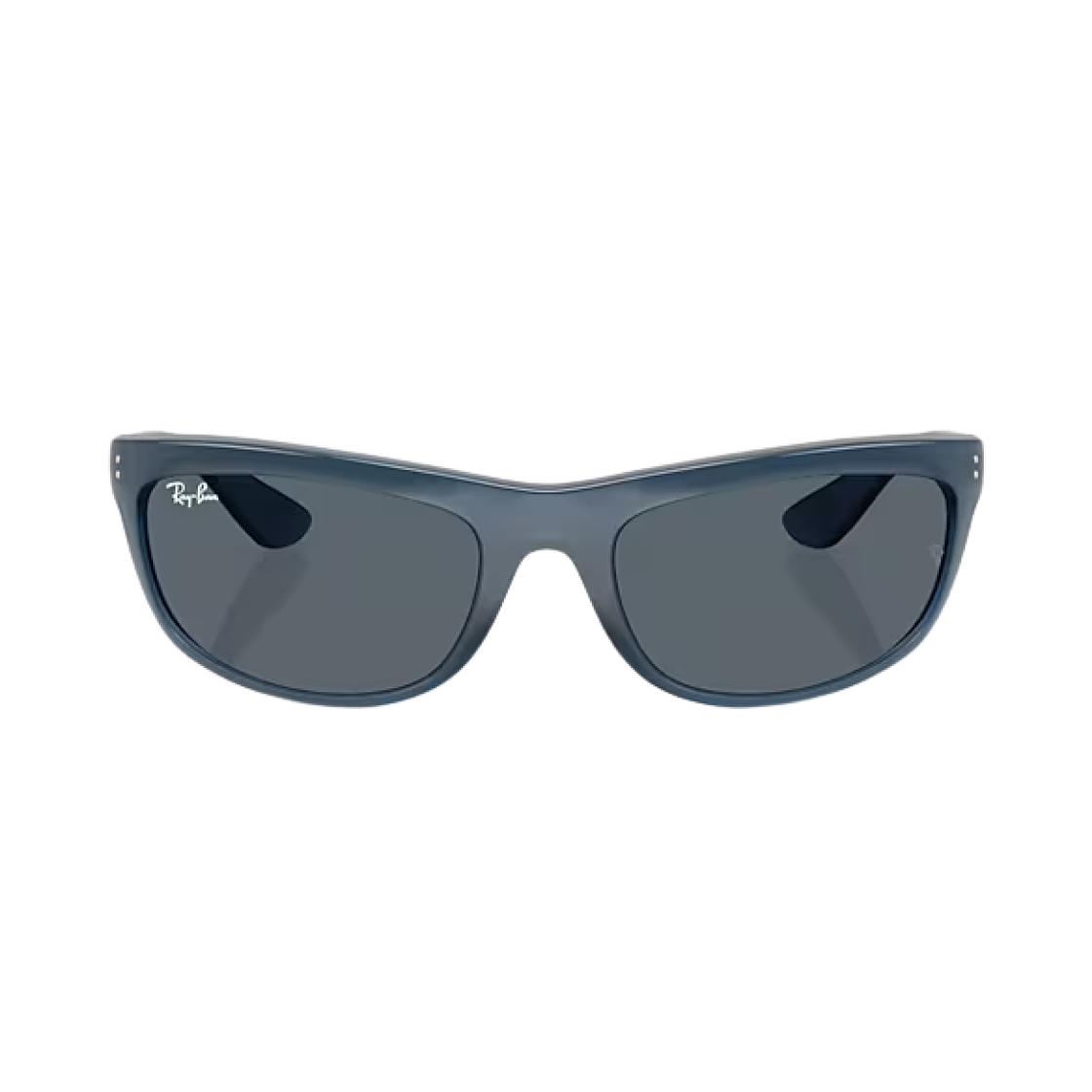 레이밴 발로라마 매트 오팔 블루 프레임 블루 렌즈 하이 브릿지 핏(Ray-Ban Balorama Matte Opal Blue Frame Blue Lense High Bridge Fit) - 2