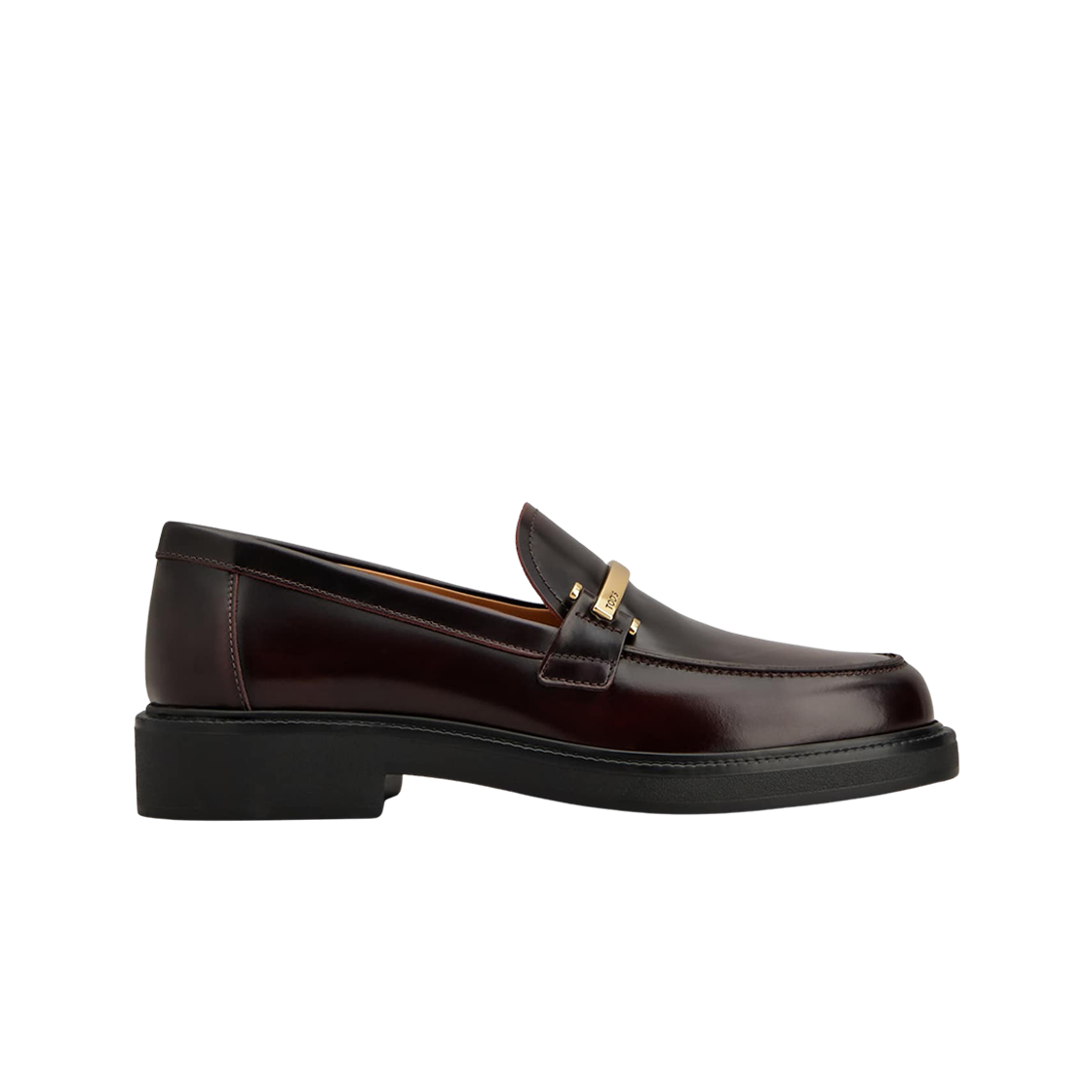 XXW20L0JO70SHAR810 (W) Tod's Leather Loafers Burgundy