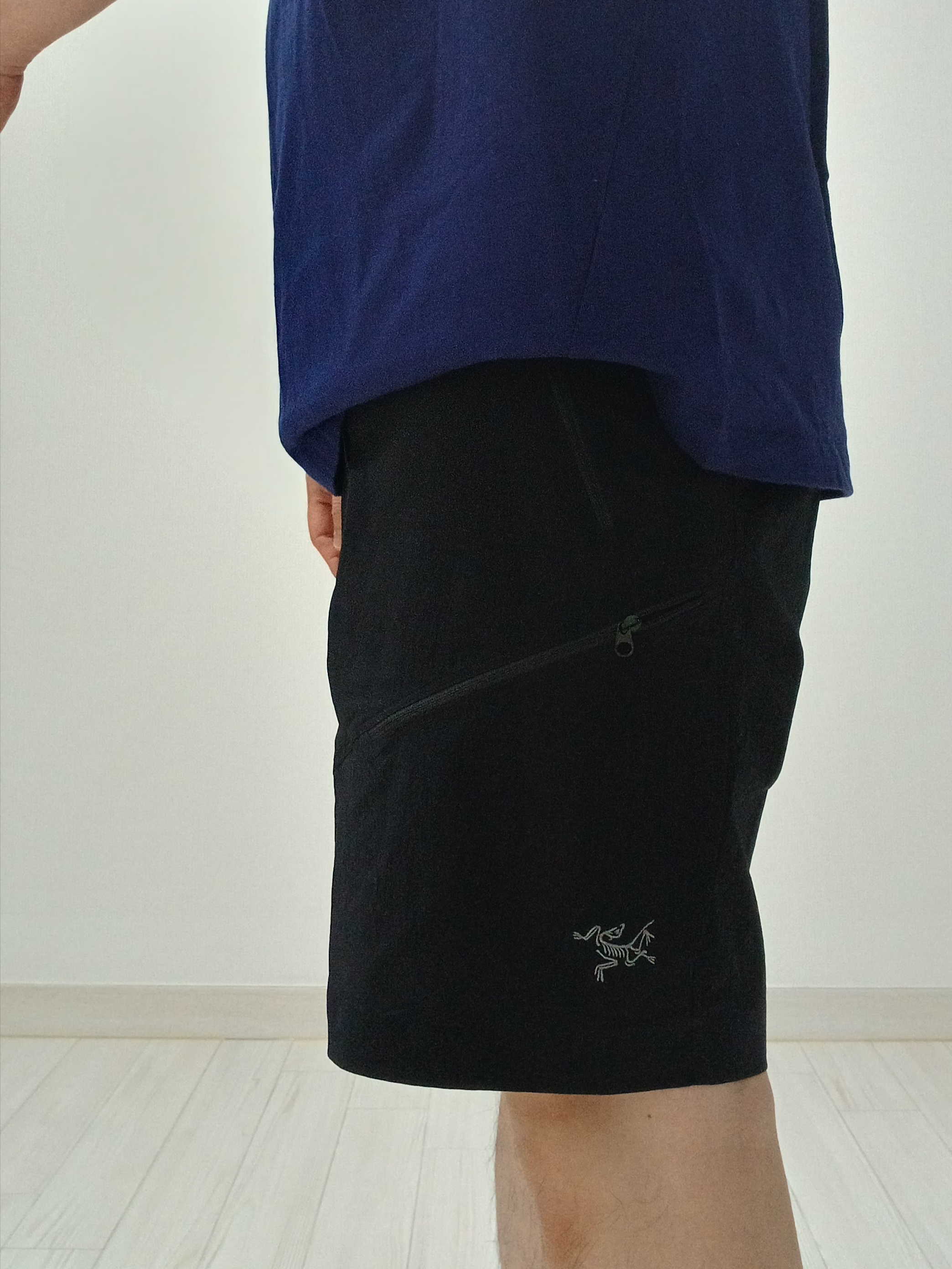 Arc'teryx Kragg Cotton Logo SS T-Shirt Soulsonic Dynasty, Arc'teryx Gamma Quick Dry Shorts 9 Inch Black 착용 스타일 - 10
