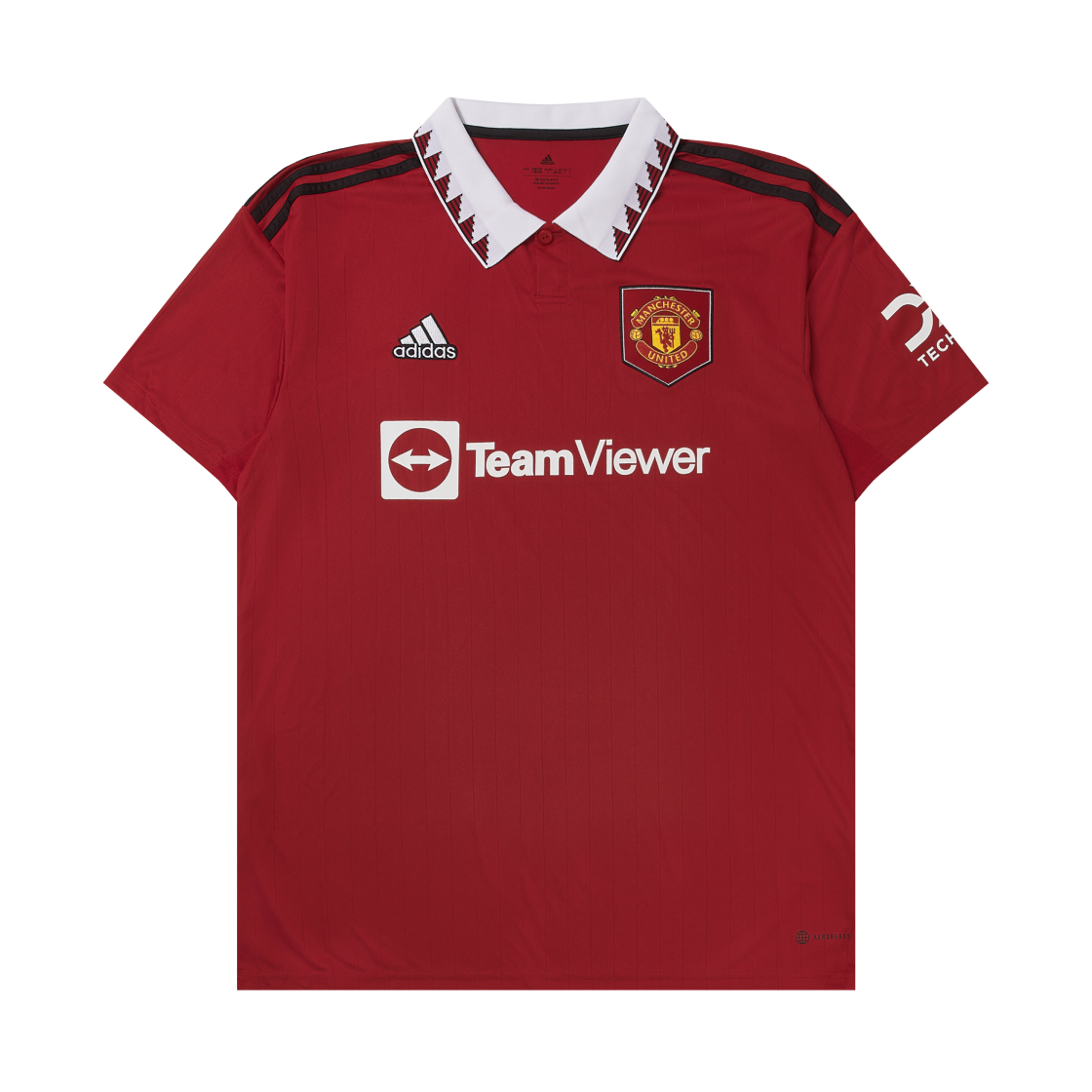 아디다스 맨체스터 유나이티드 2022/23 홈 저지 리얼 레드 - US 사이즈 (논 마킹 버전)(Adidas Manchester United 2022/23 Home Jersey Real Red - US Sizing (Non Marking Ver.))