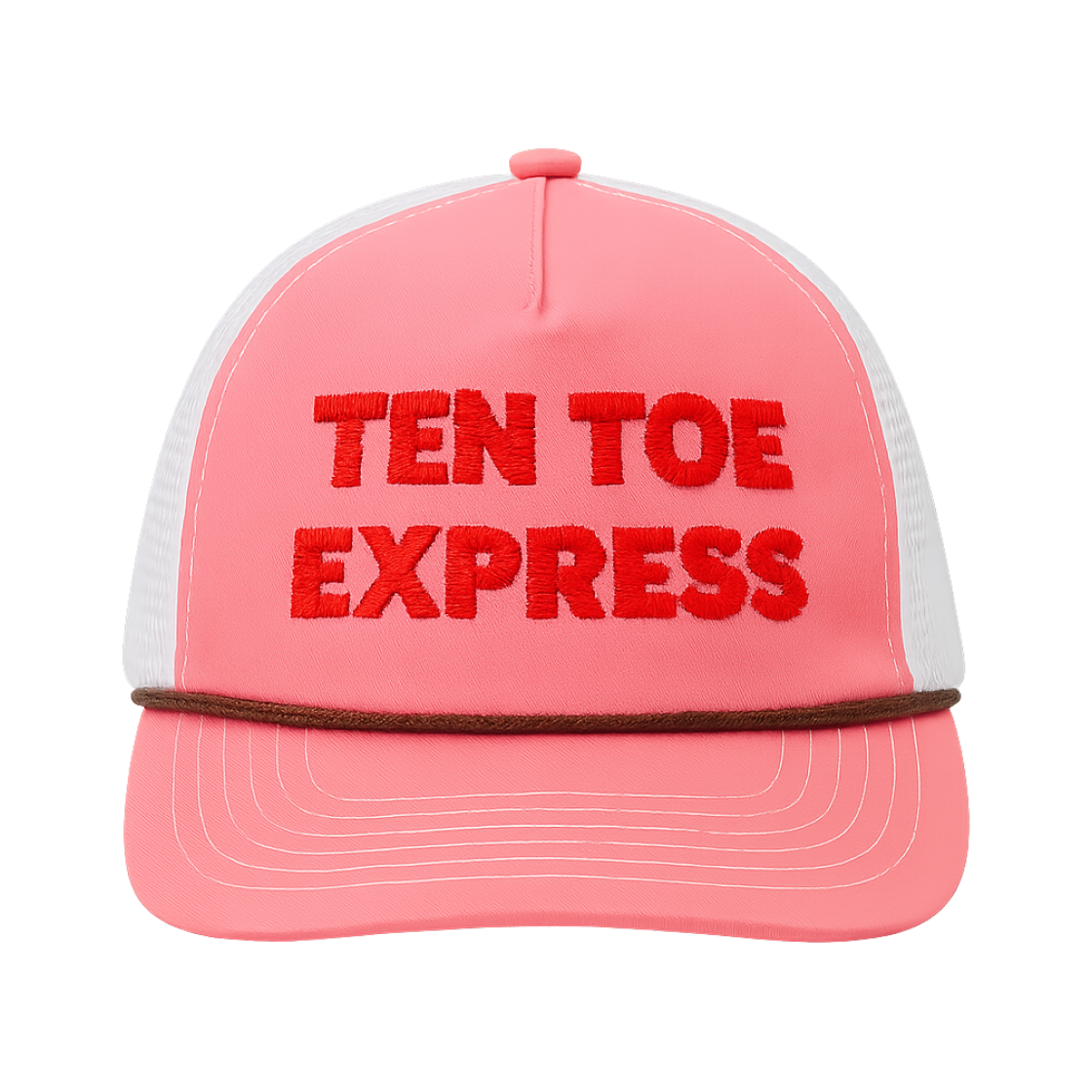 알렉스 조노 텐 토우 익스프레스 트러커 햇 핑크(Alex Zono Ten Toe Express Trucker Hat Pink)