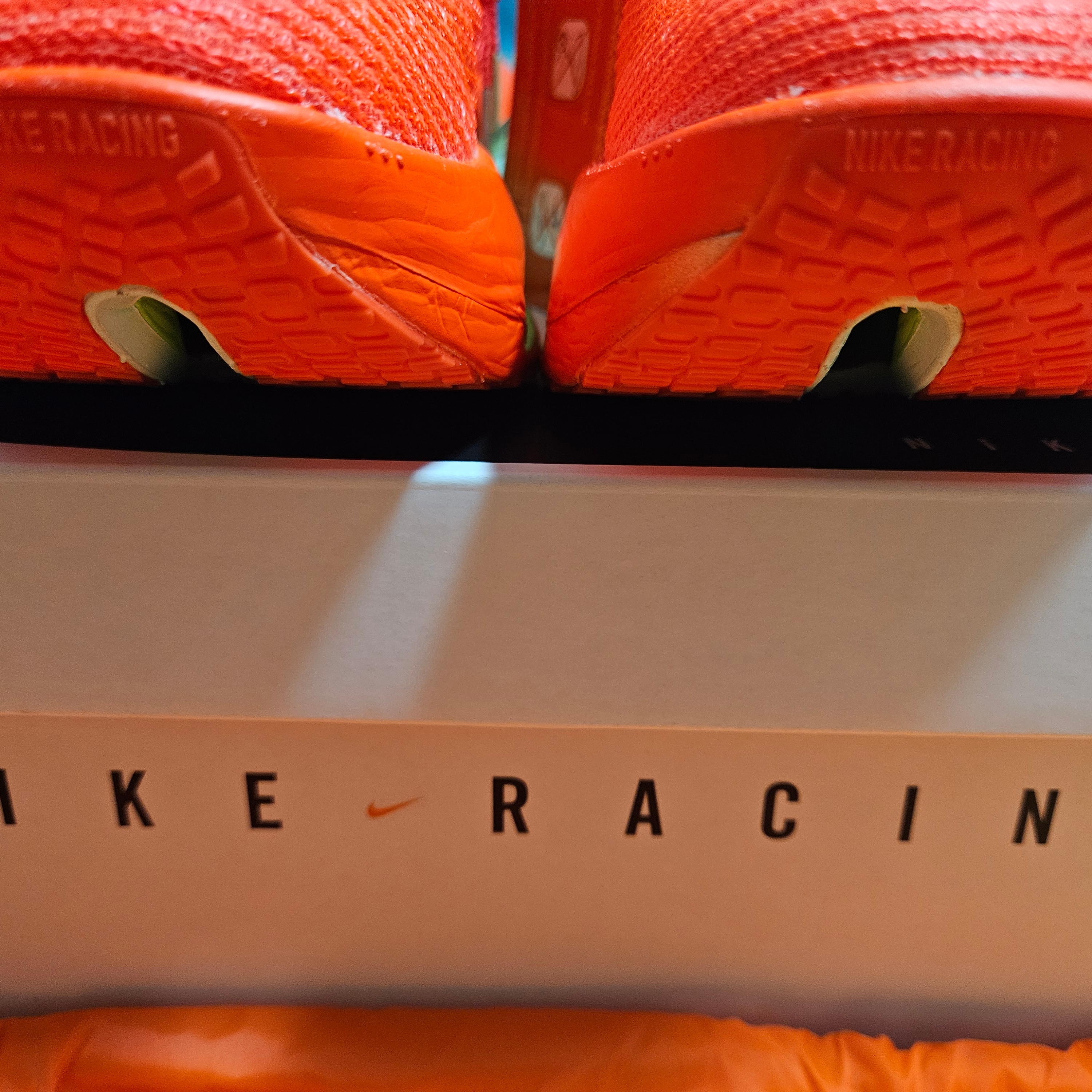 Nike Air Zoom Alphafly Next% 3 Bright Crimson Lime Blast 착용 스타일 - 6