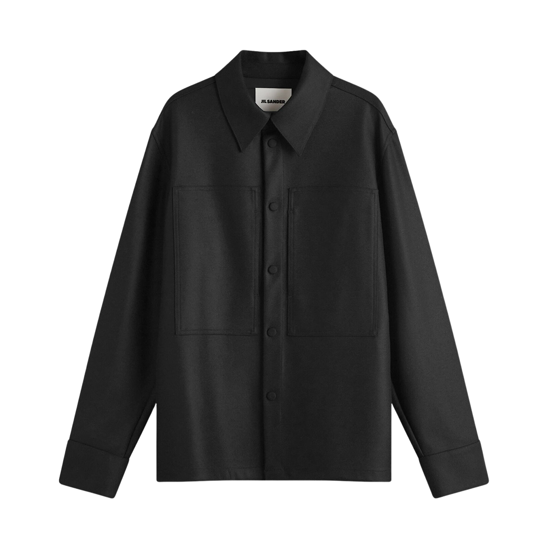 J22DL0258-J40045-001 Jil Sander Wool Shirt Black
