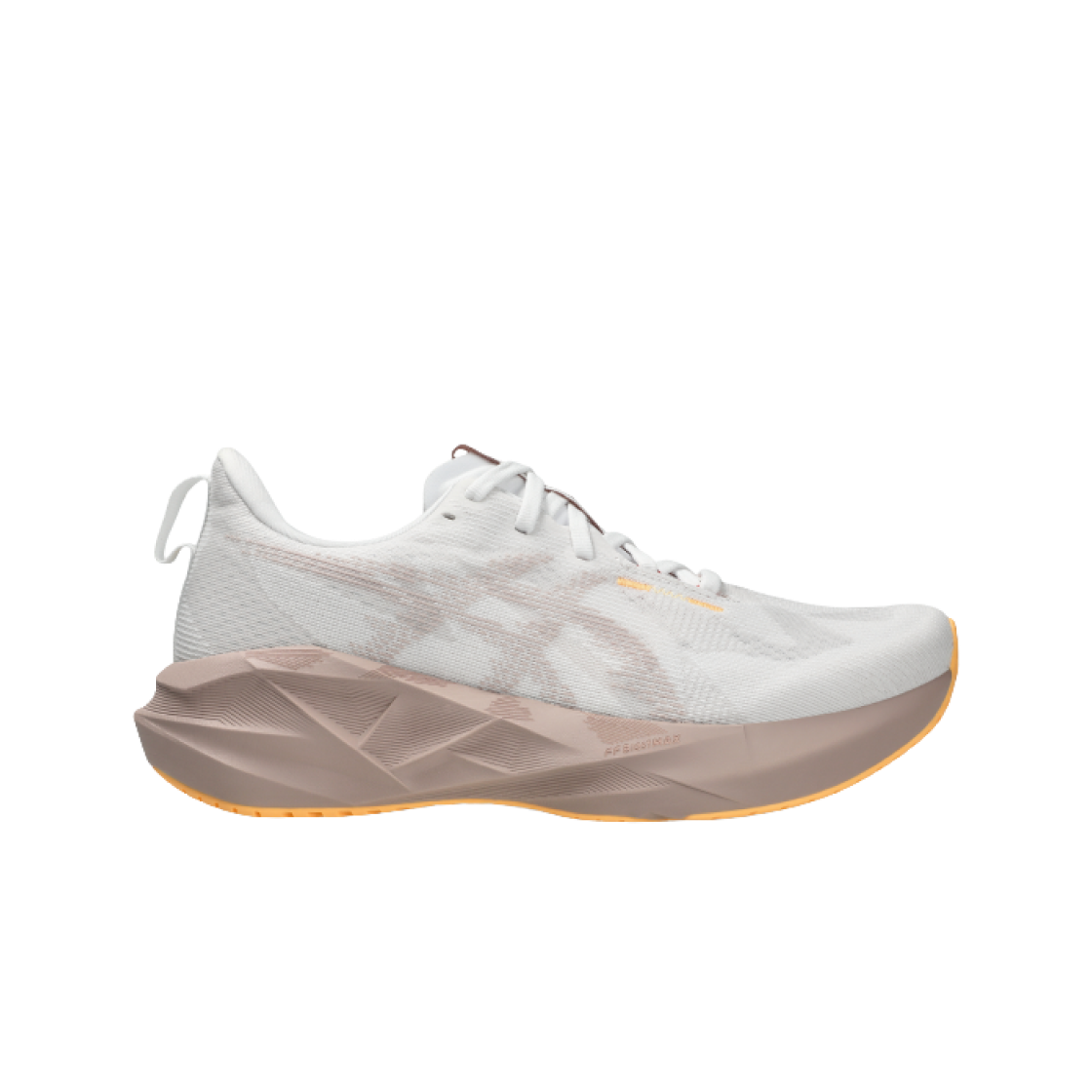 (W) Asics Novablast 5 White Fawn - D Wide