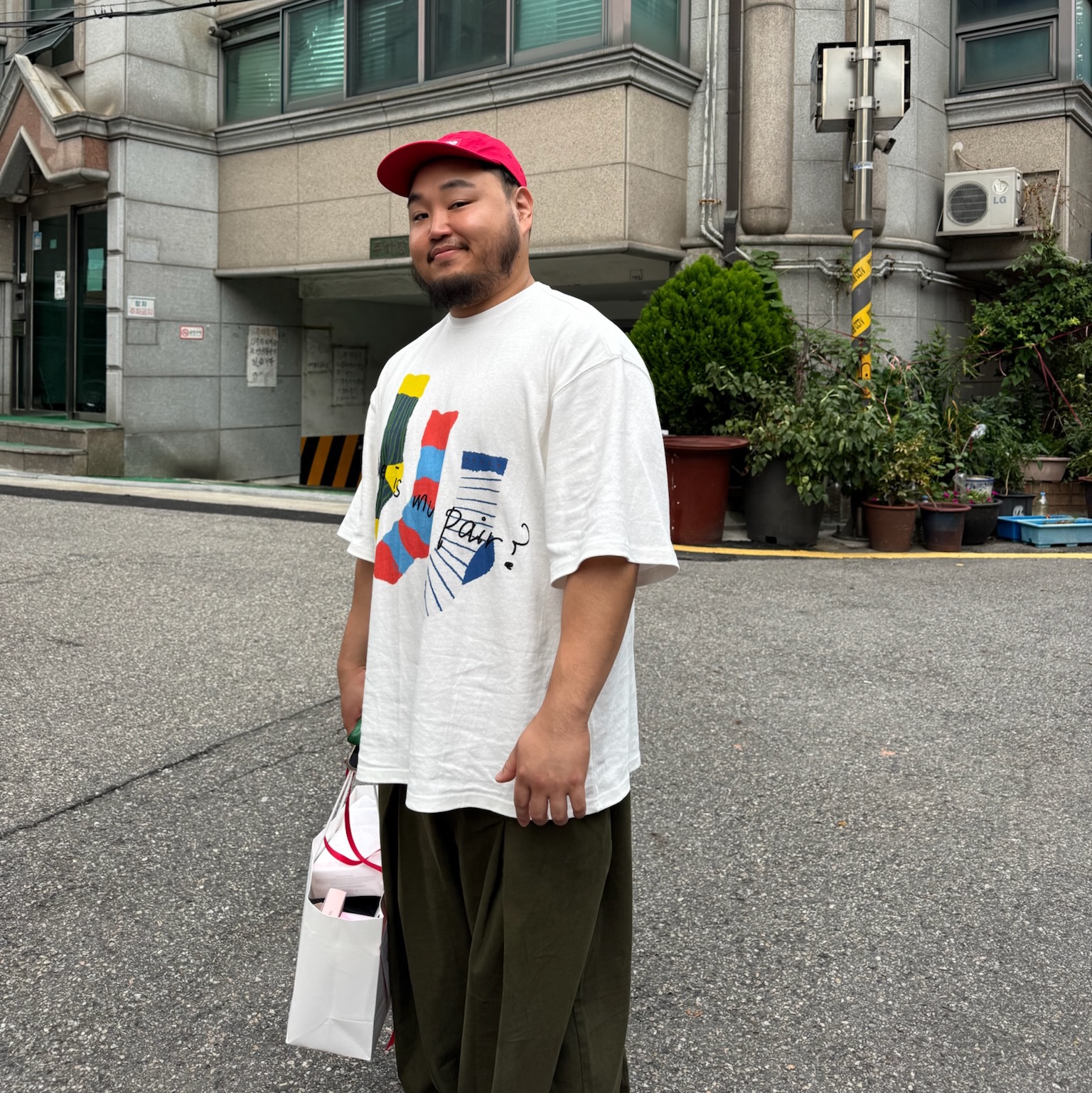 Supreme Washed Chino Twill Camp Cap Red - 25SS 착용 스타일
