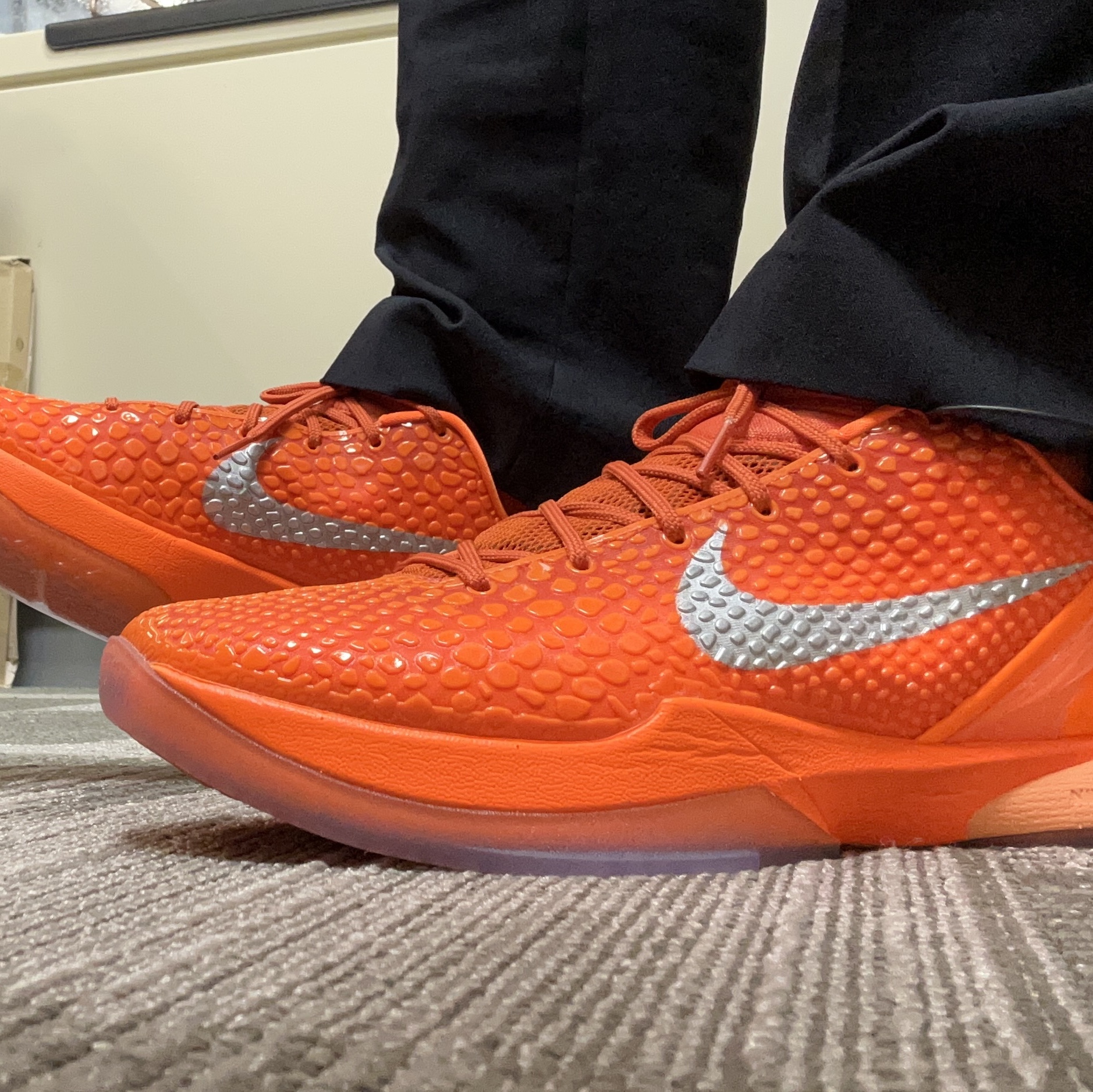 Nike Kobe 6 Protro Total Orange 착용 스타일 - 2