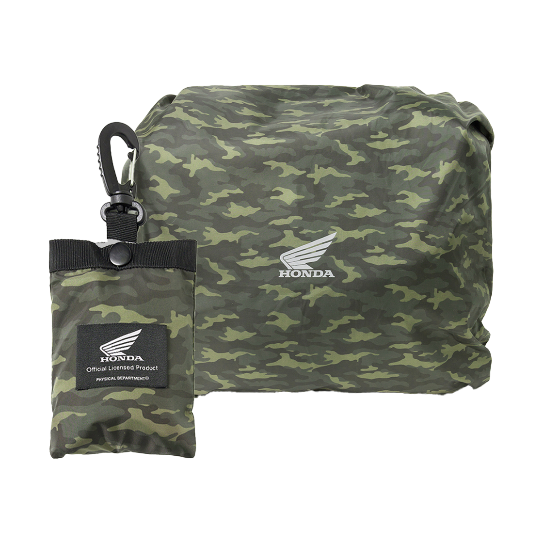 HFX3GD701ACM Honda Wing Logo Waterproof Side Bag Cover Camo