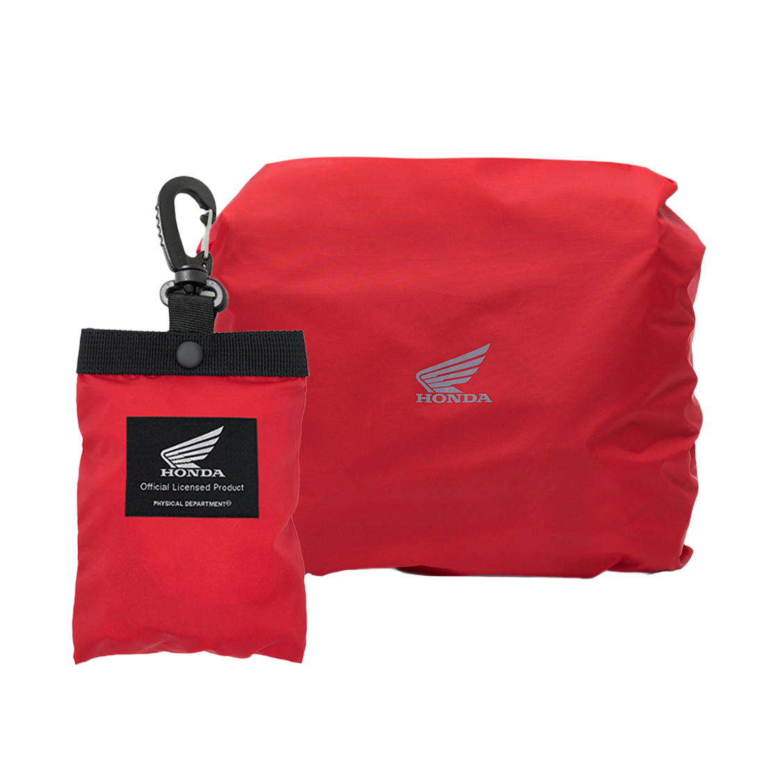 HFX3GD701ARD Honda Wing Logo Waterproof Side Bag Cover Red