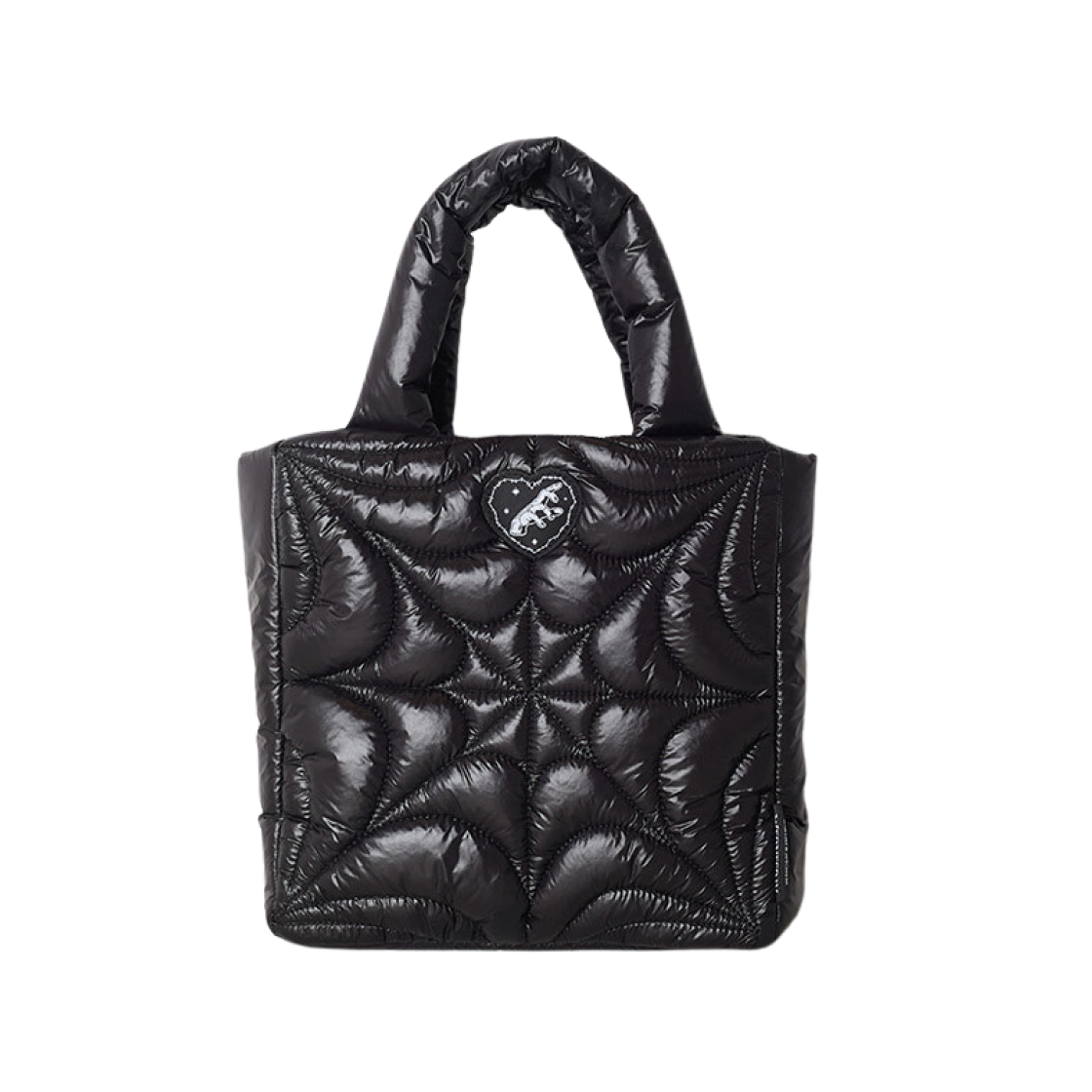 스파오 x 웬즈데이 퀼팅 미니 백 블랙(Spao x Wednesday Quilting Mini Bag Black)