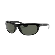 Ray-Ban Balorama Polished Black Frame G-15 Green Polarized Lense High Bridge Fit