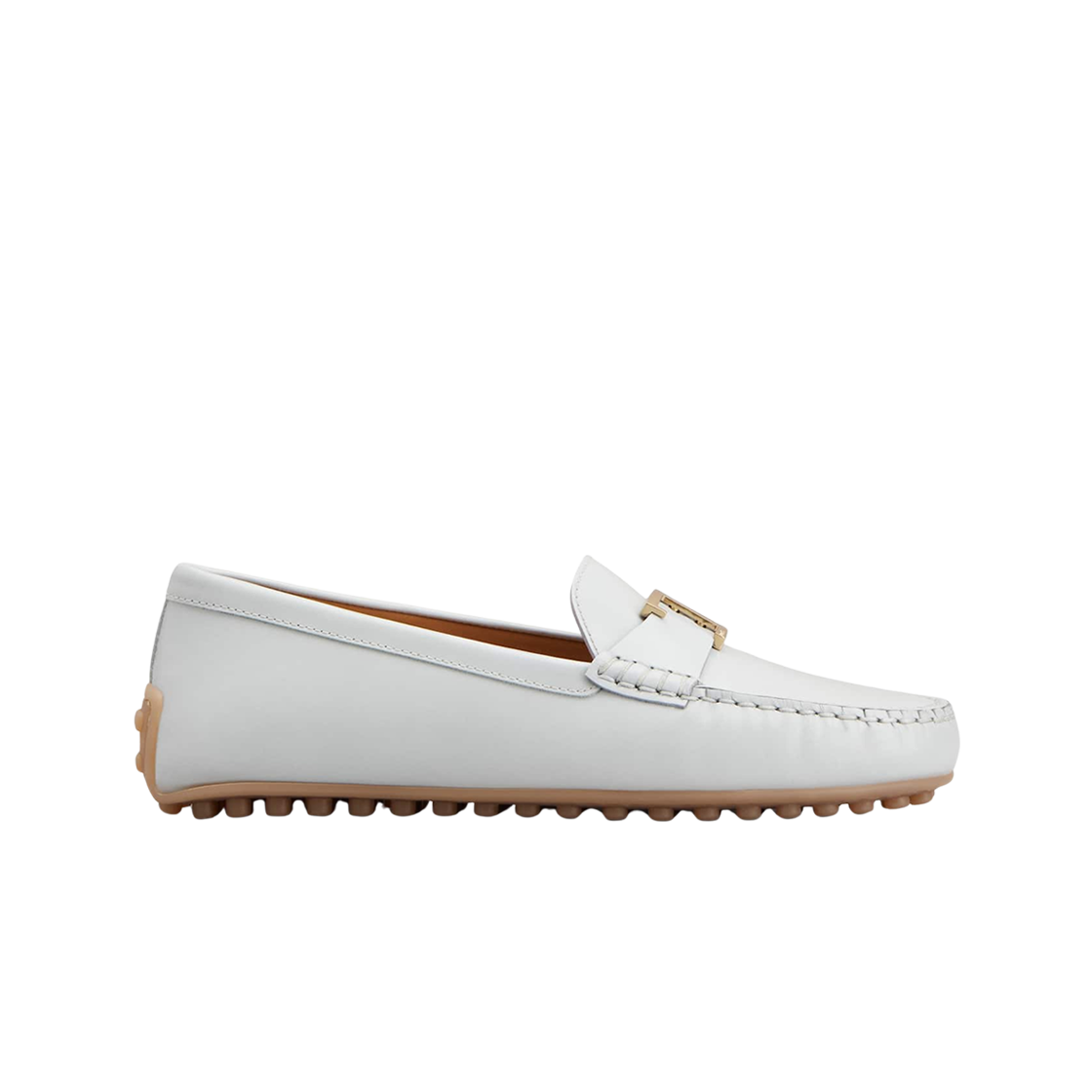 (W) 토즈 시티 고미노 드라이빙 슈즈 그레이((W) Tod's City Gommino Driving Shoes Grey) - 1