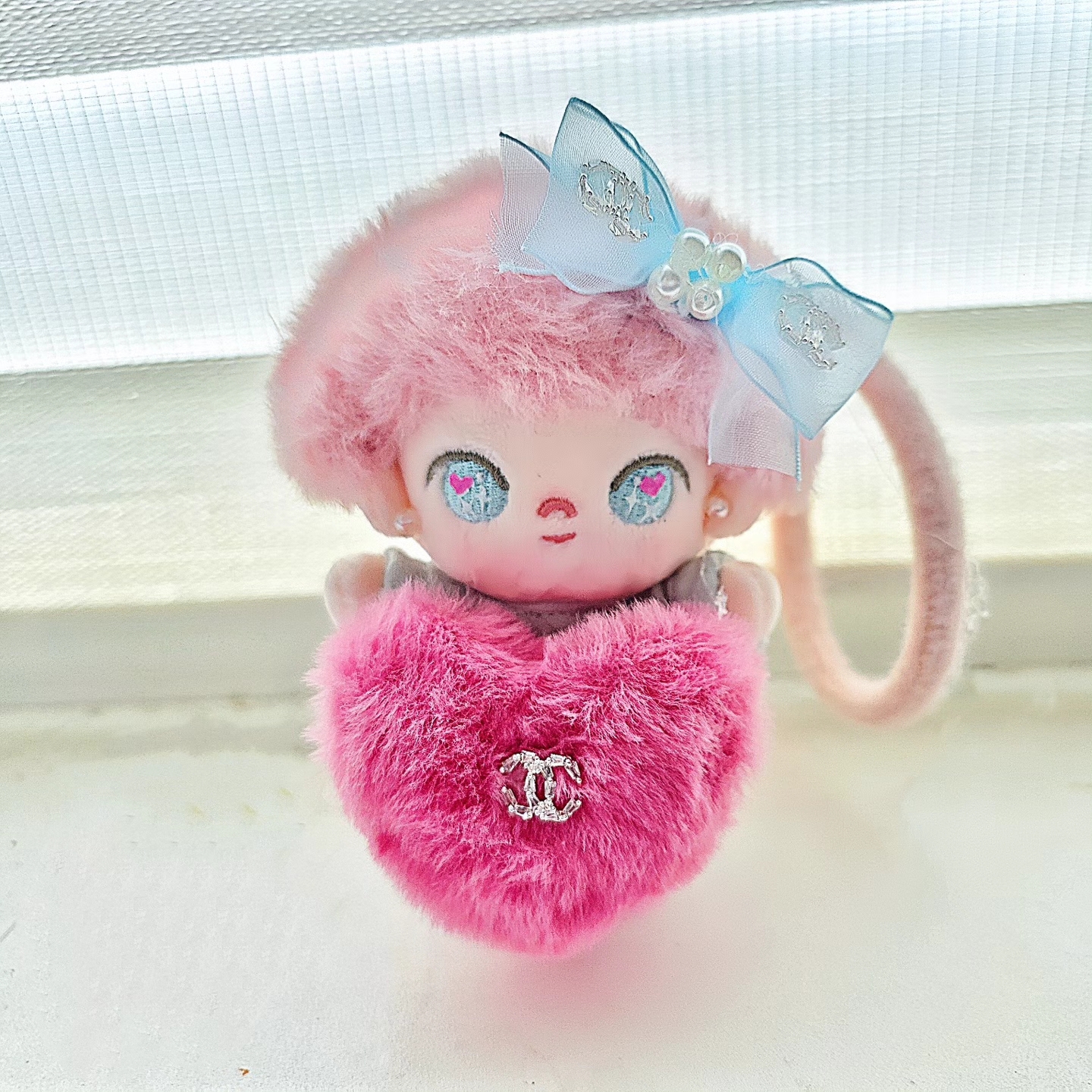 Pop Mart Dimoo Crush On Coffee Series Soft Faced Plush Keychain Sealed Case (6 Blind Boxes) 착용 스타일 - 2