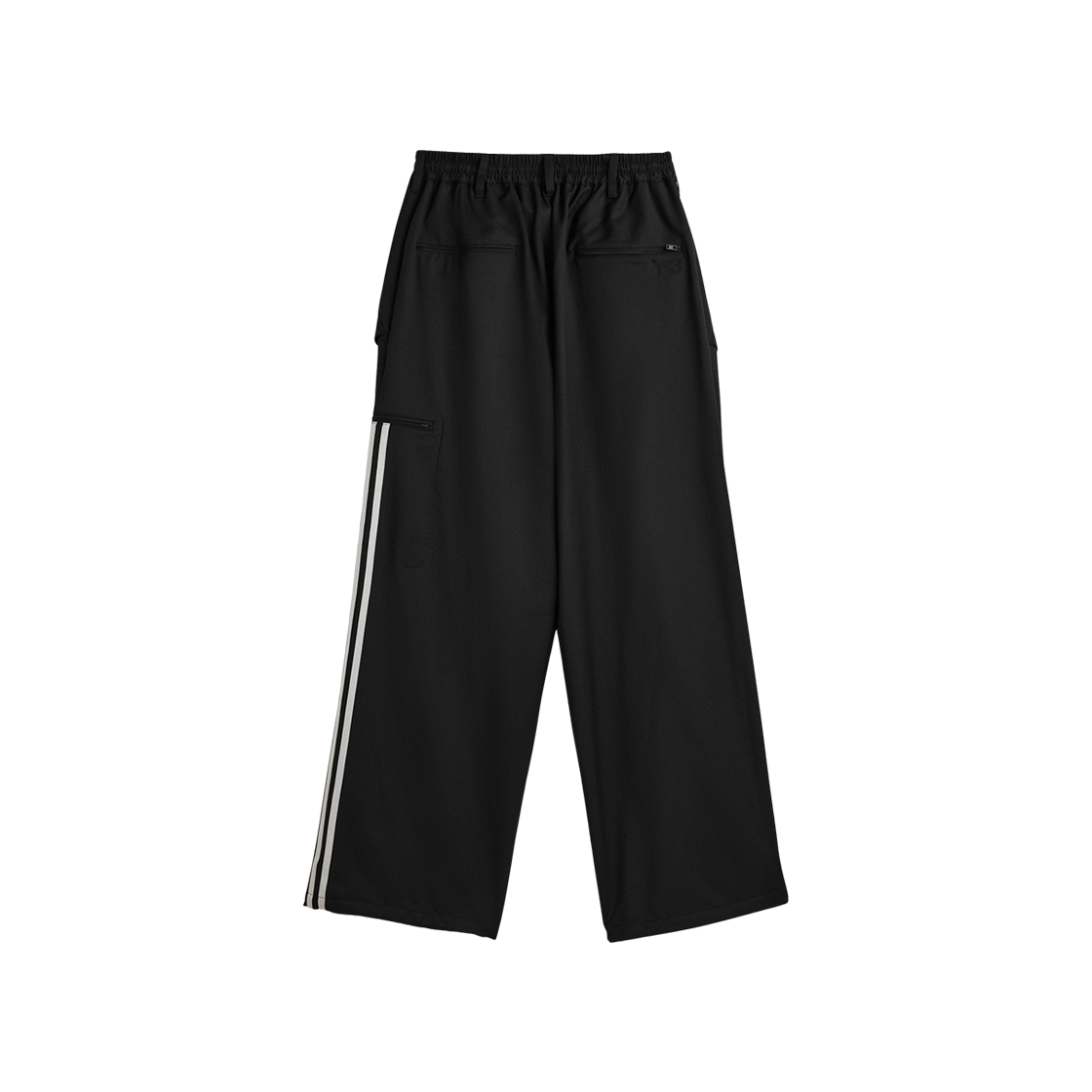 Y-3 리파인드 울 스트레이트 레그 팬츠 블랙(Y-3 Refined Wool Straight Leg Pants Black) - 2