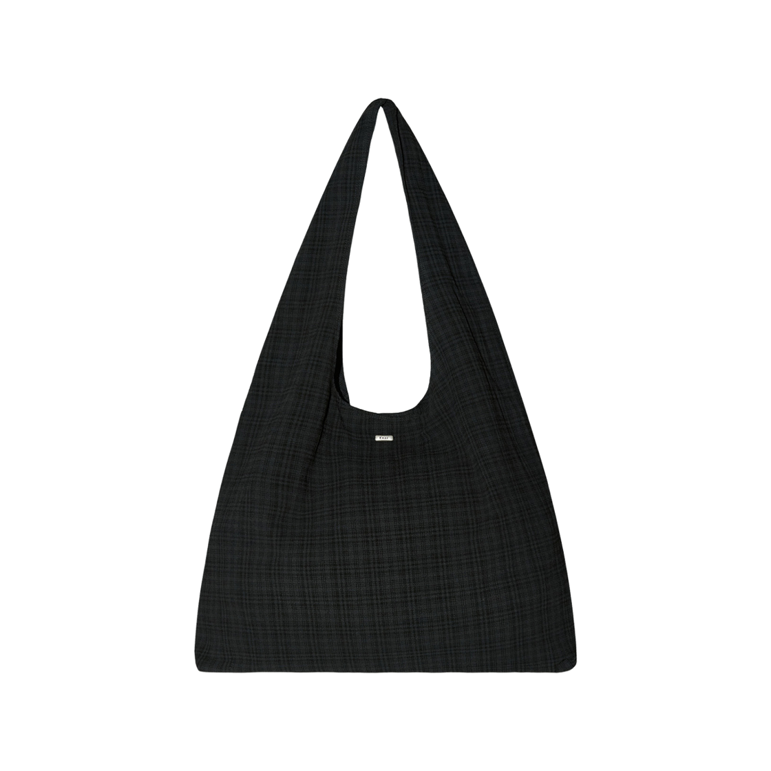 엔오르 우먼 체크 에코백 블랙(Enor Women Check Eco Bag Black)